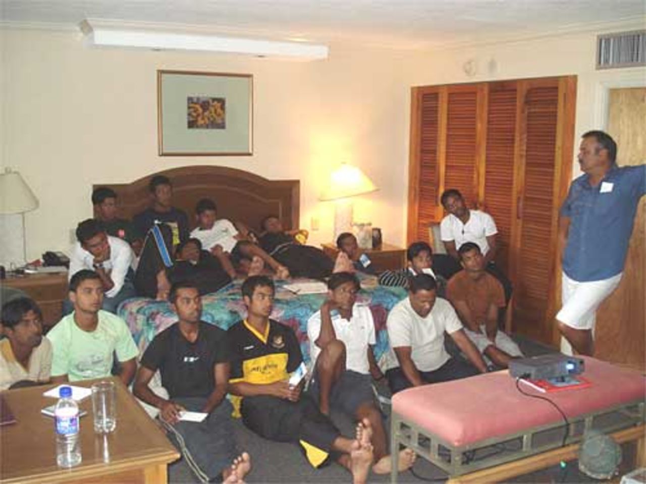 Brief encounter - Bangladesh prepare tactically for their match against India, Port-of-Spain, Trinidad, March 16, 2007