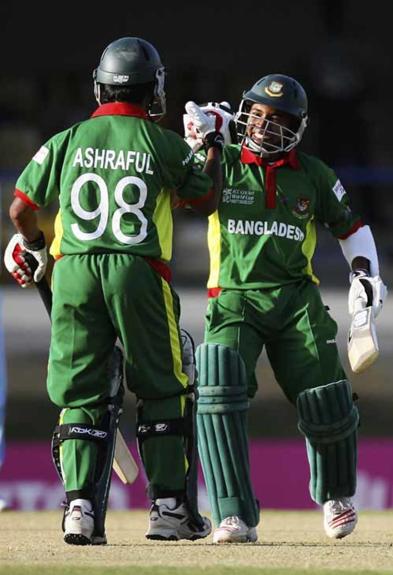 Mushfiqur Rahim and Mohammad Ashraful seal the inevitable, Bangladesh v India, Group B, Trinidad, March 17, 2007
