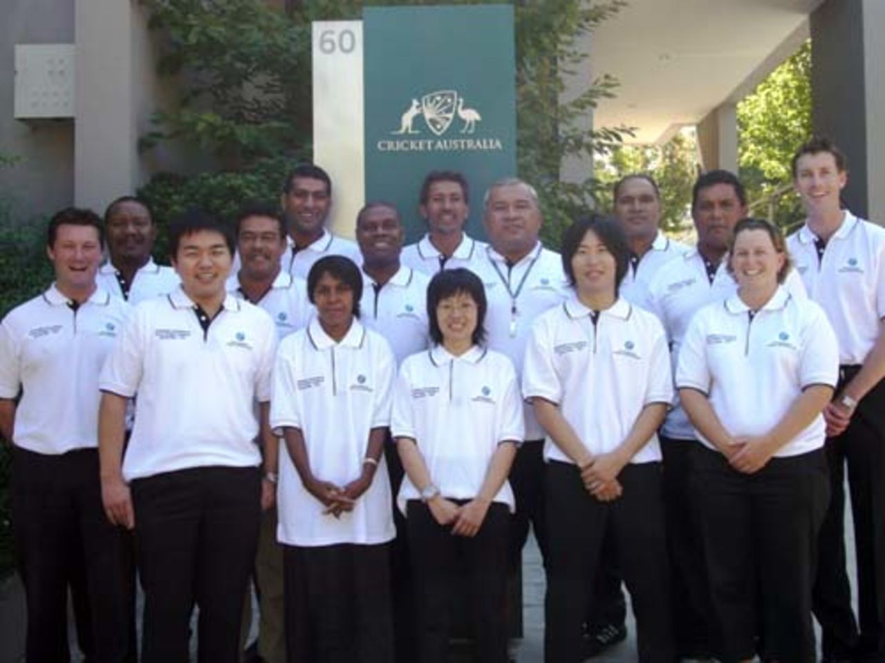 ICC EAP 2007 Advanced Coaching & Development Seminar, Front Row (L-R): Matt Weisheit (ICC Staff), Yosuke Hatanaka, Christina Enock, Shizuka Sato, Yuma Shimizu, Bron Madigan (ICC Staff) Back Row (L-R): Seura Loa, Semi Hatanukonuka, Seci Tuwai, George Simon, Raj Rai, Walesi Soqoiwasa, Viliami Tupouniua, Ruta Tare, Ben Oliver (ICC Staff)