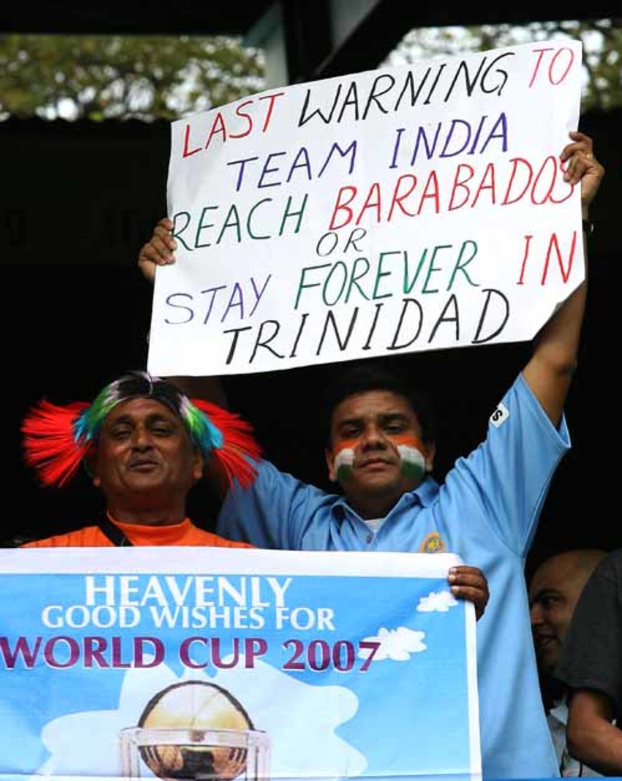 It's just a game, maan: An Indian cricket fan takes things a trifle too seriously, Bermuda v India, Group B, Trinidad, March 19, 2007