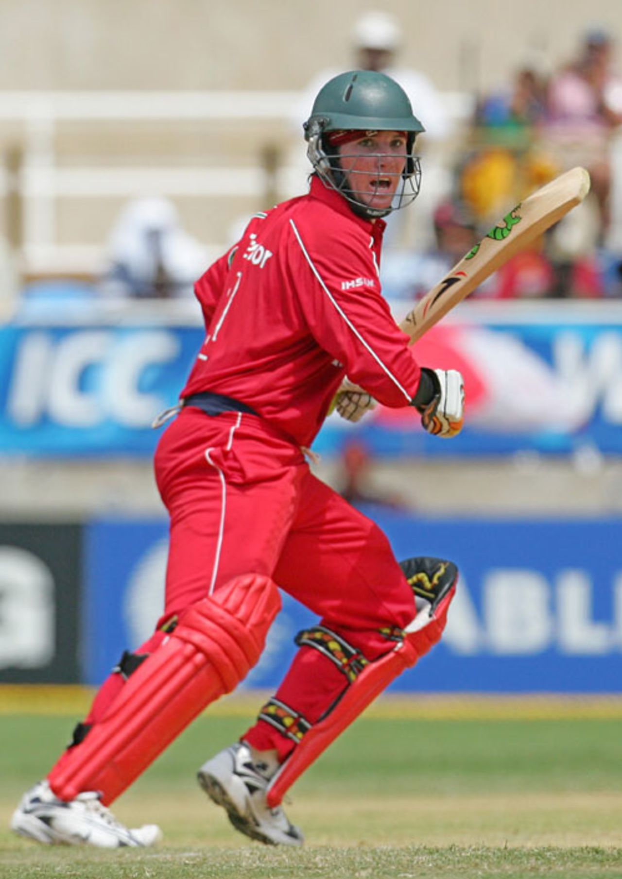 Brendan Taylor on his way to his 11th one-day fifty, West Indies v Zimbabwe, Group D , Jamaica, March 19, 2007