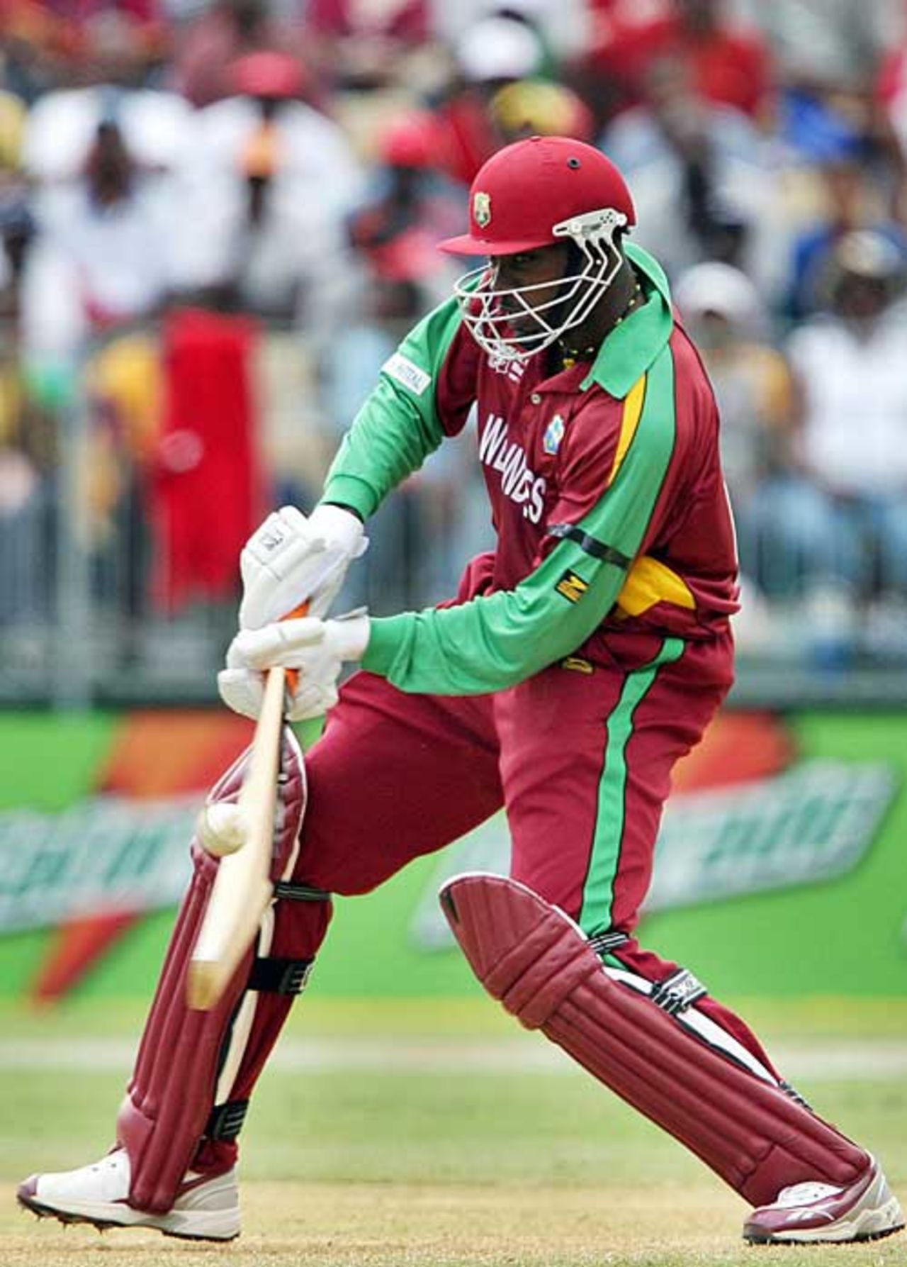 Chris Gayle sped to 40 with a string of boundaries, West Indies v Zimbabwe, Group D , Jamaica, March 19, 2007