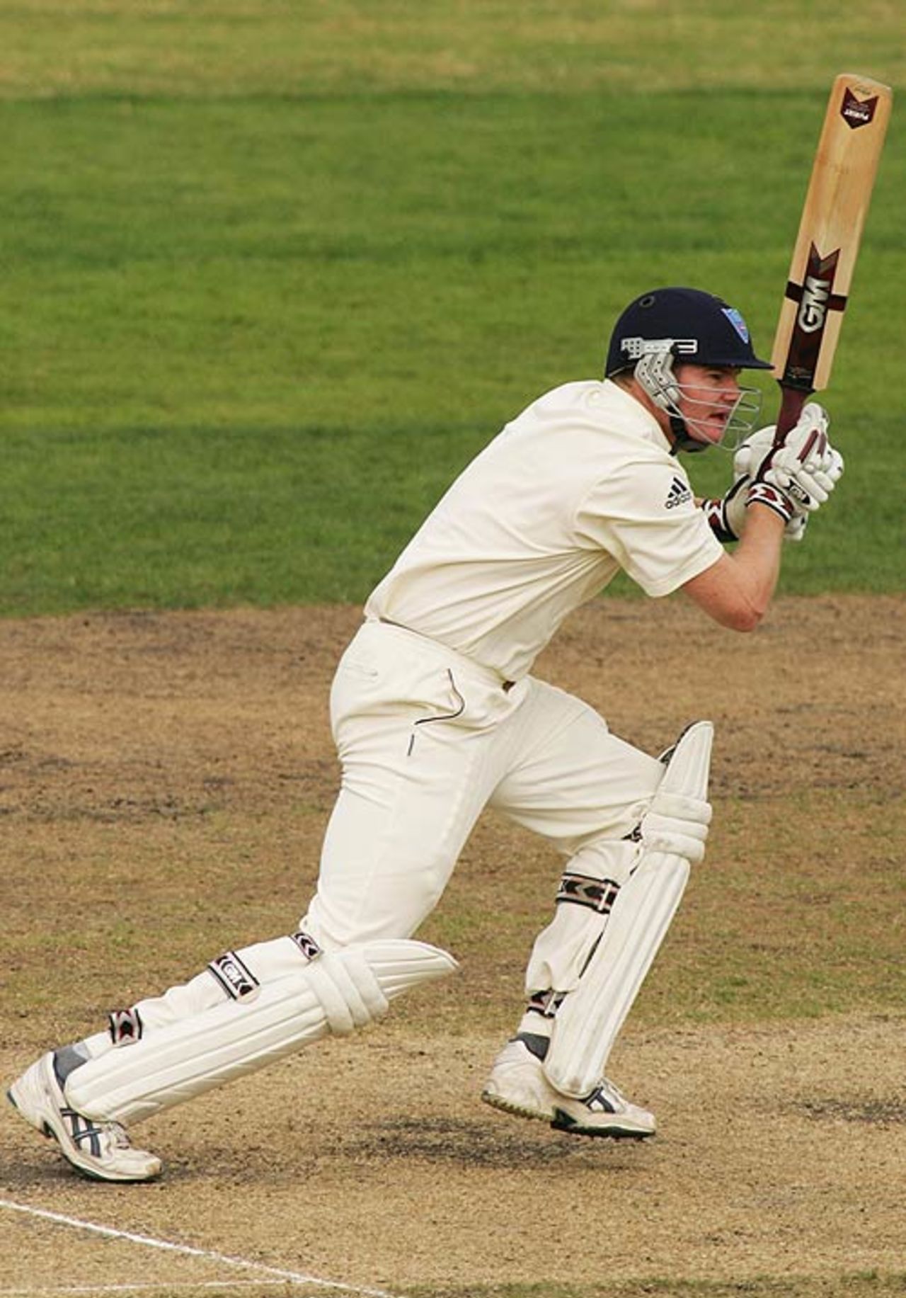 Grant Lambert gets ready to take off for a single, Tasmania v New South Wales, Pura Cup final, Hobart, March 20, 2007