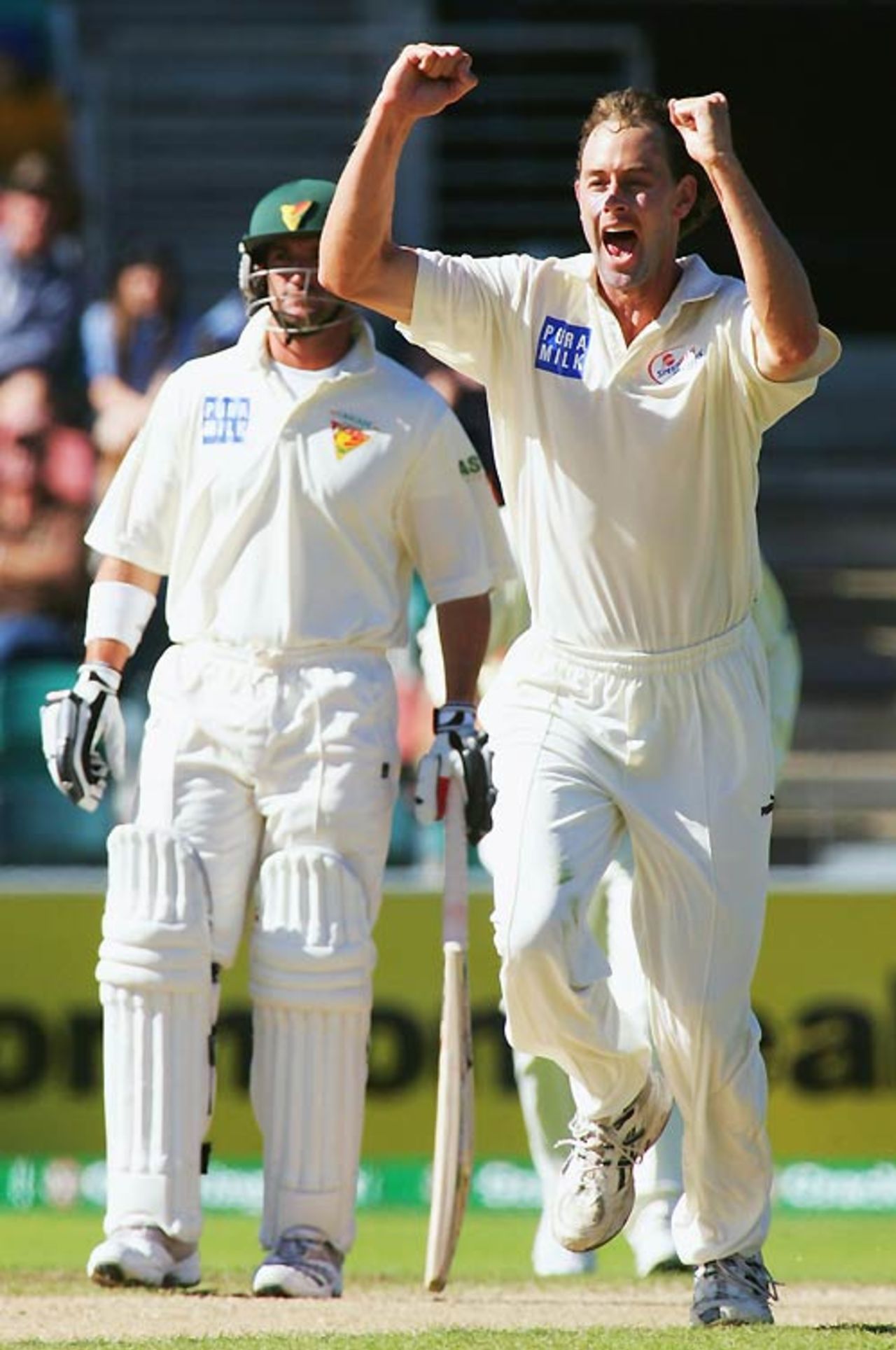 Matthew Nicholson took three wickets in Tasmania's second innings, Tasmania v New South Wales, Pura Cup final, Hobart, 3rd day, March 21, 2007 