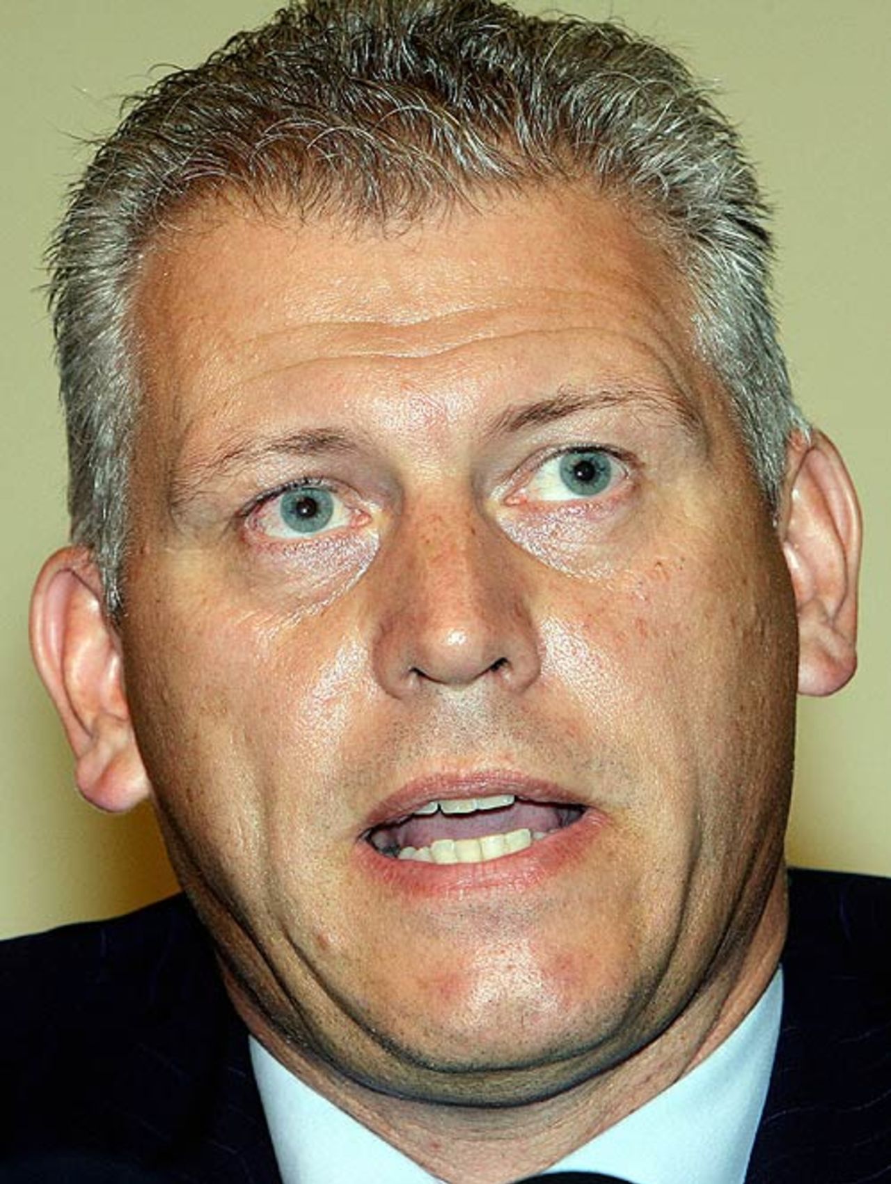 Mark Shields, Jamaica's deputy commissioner of police, reveals details of Bob Woolmer's murder, Pegasus Hotel, Kingston, March 22, 2007