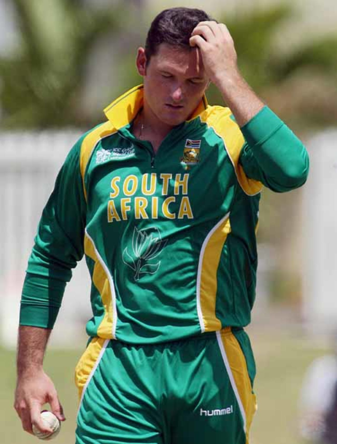 Graeme Smith plots his next move, Australia v South Africa, Group A, St Kitts, March 24, 2007
