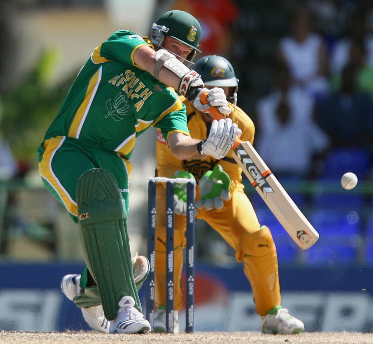 Graeme Smith tore into the Australian attack from the start, Group A, St Kitts, March 24, 2007
