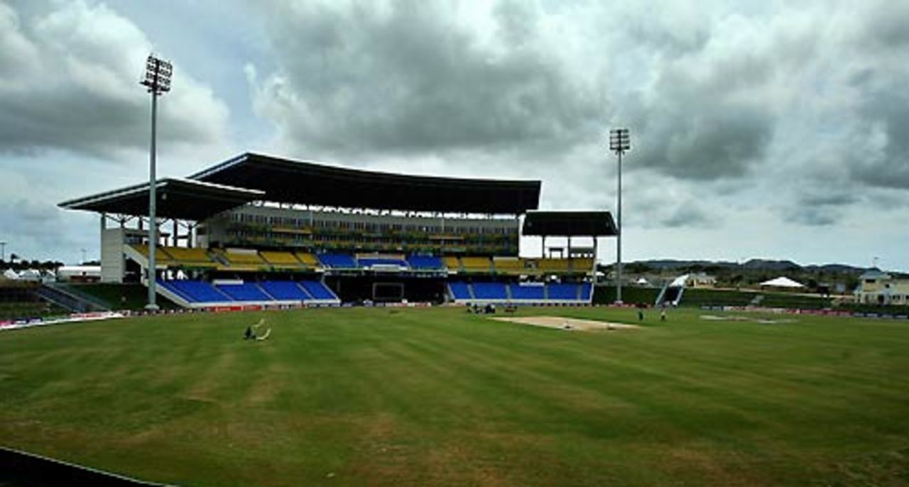 An overview of the Sir Vivian Richards Stadium in North Sound, Antigua, March 26, 2007