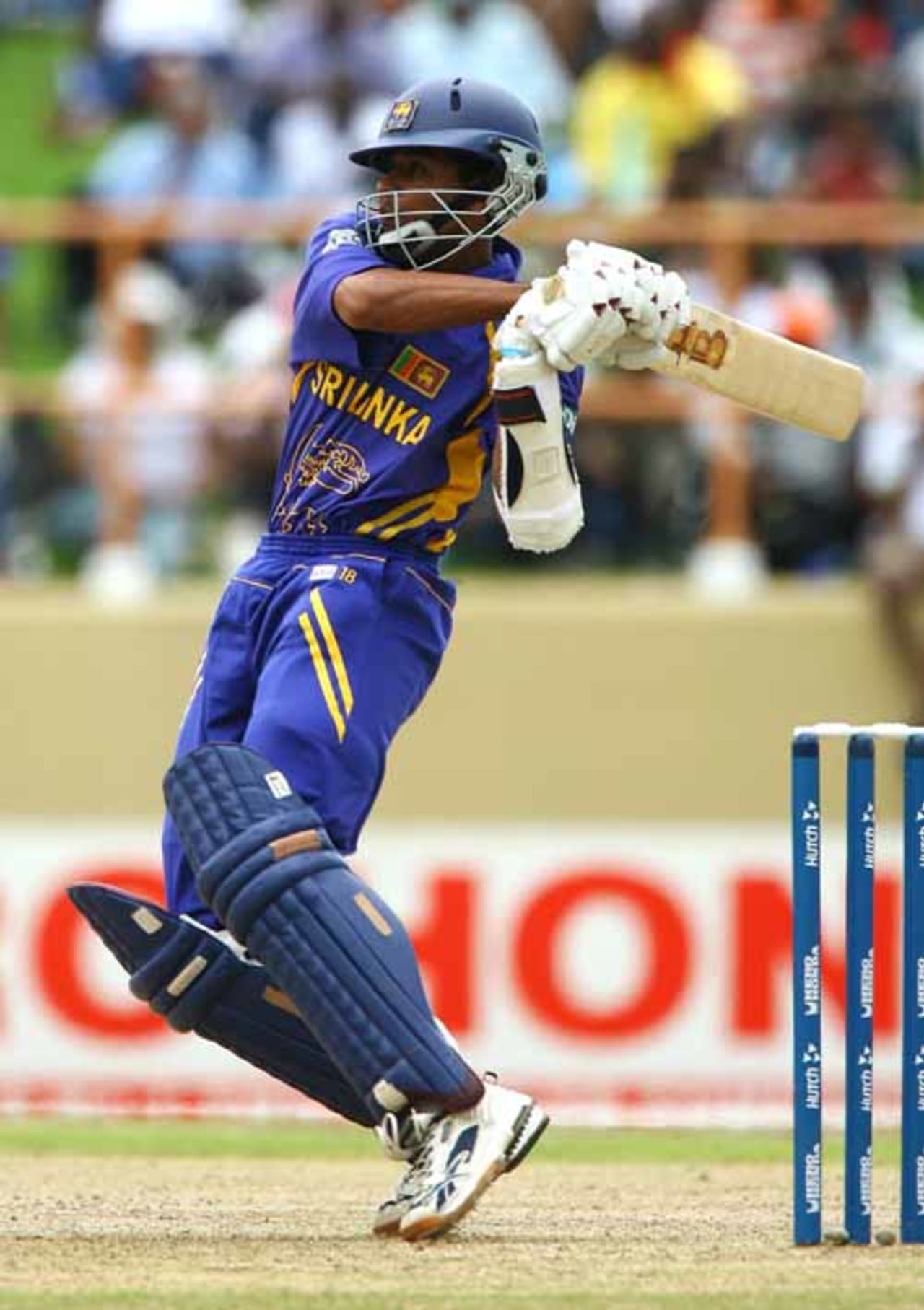 Tillakaratne Dilshan pulls one to the fence, South Africa v Sri Lanka, Super Eights, Guyana, March 28, 2007