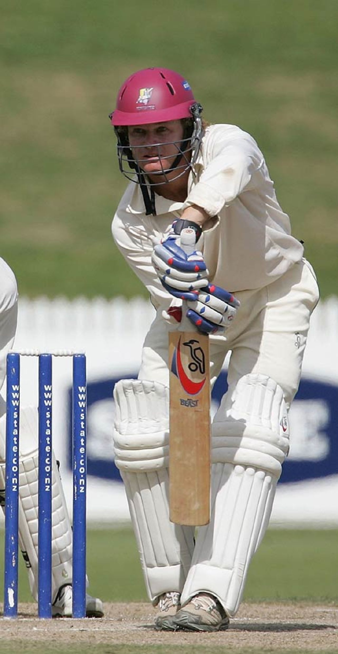 Hamish Marshall defends a ball, Northern Districts v Canterbury, State Championship final, March 26, 2007, Hamilton