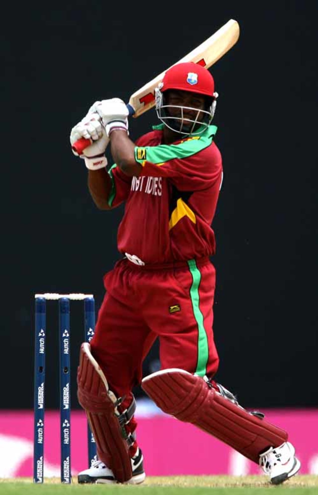 Brian Lara pulls majestically, West Indies v New Zealand, Super Eights, Antigua, March 29, 2007