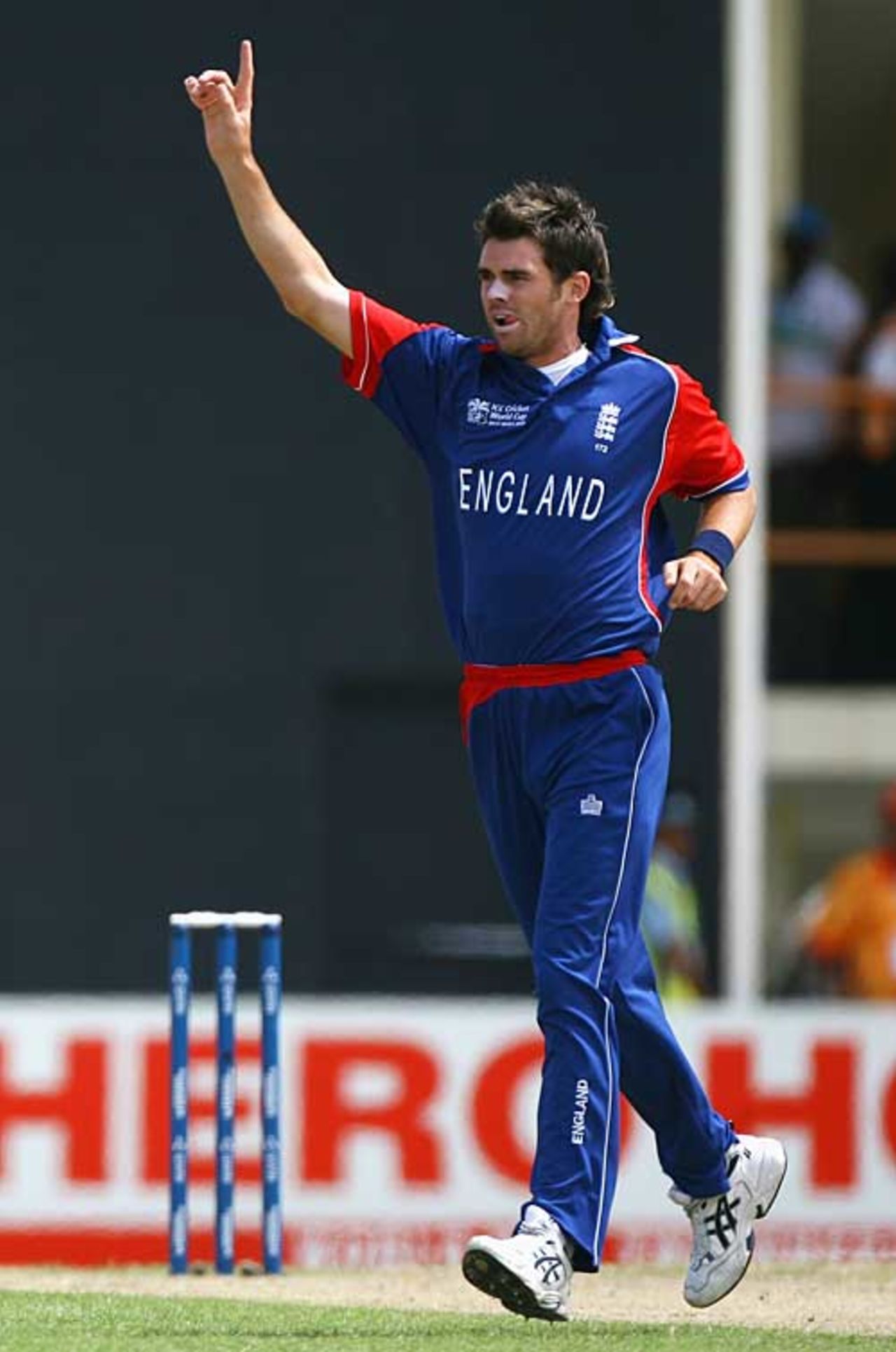 James Anderson struck in his first over, England v Ireland, Super Eights, Guyana, March 30, 2007