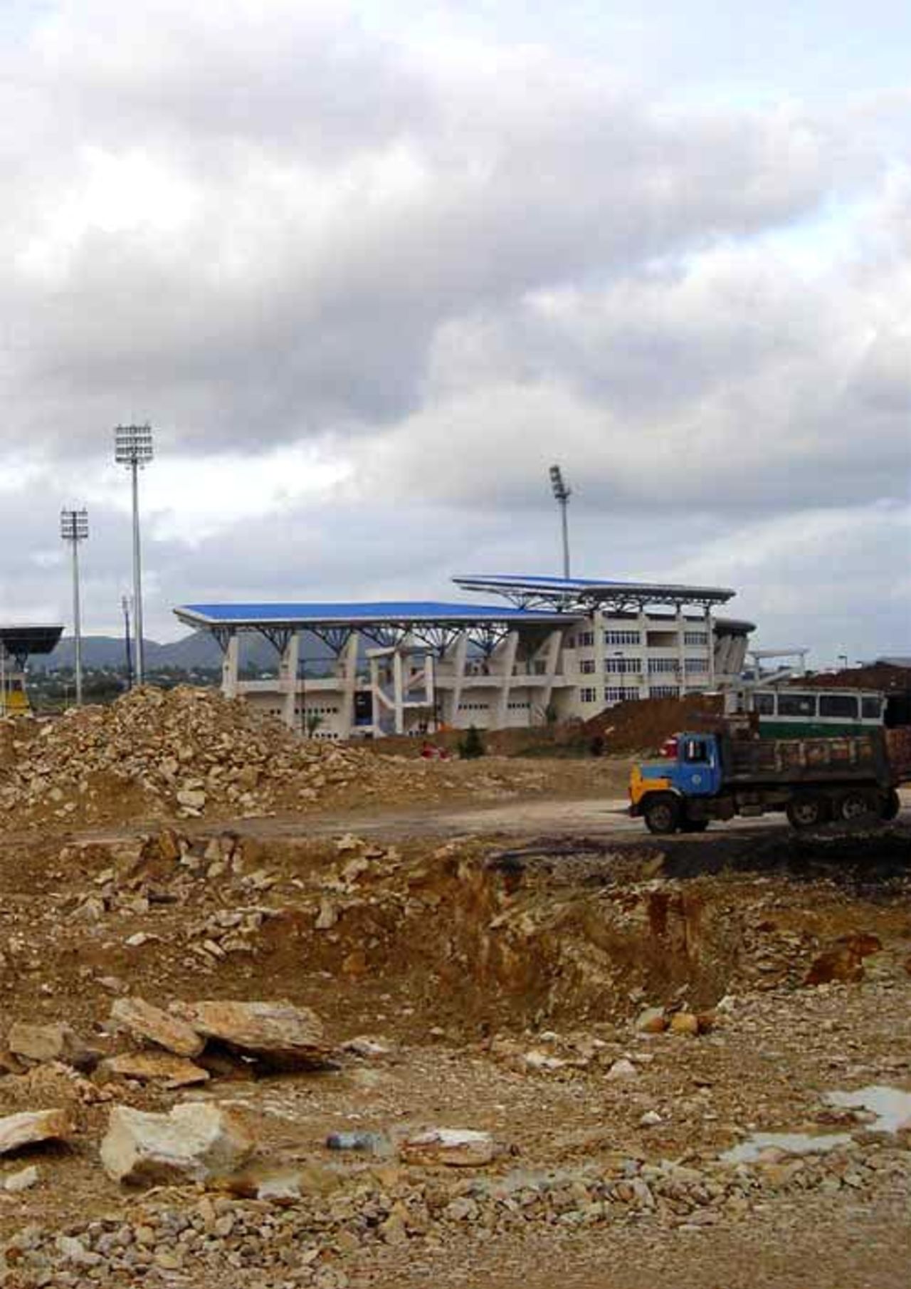 The Sir Vivian Richards Stadium is a fine piece of architecture - a shame about the surroundings, Antigua, March 31, 2007