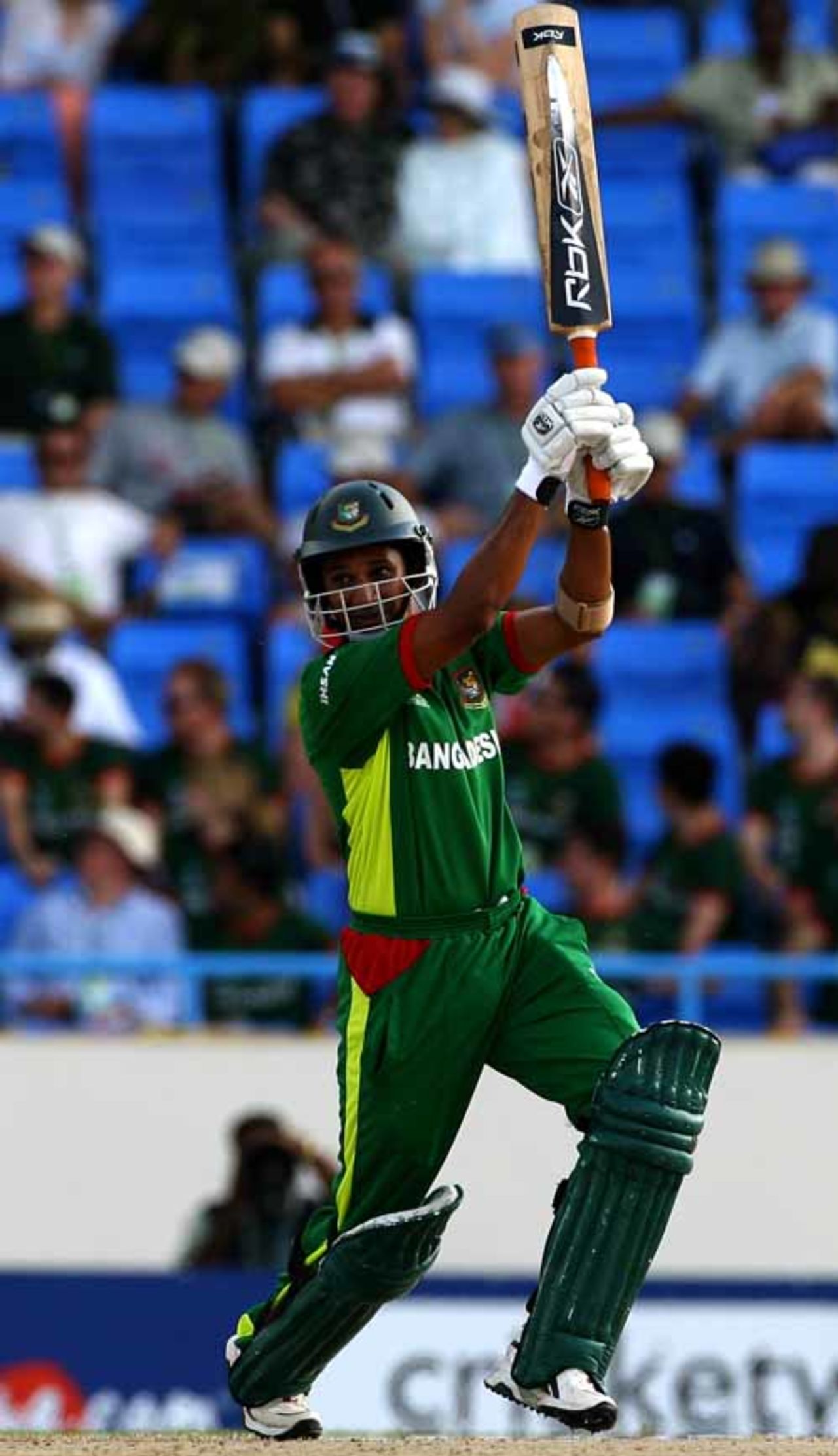 Habibul Bashar ground his way to 24 from 43, with no boundaries, in a 22-over game, Australia v Bangladesh, Super Eights, Antigua, March 31, 2007