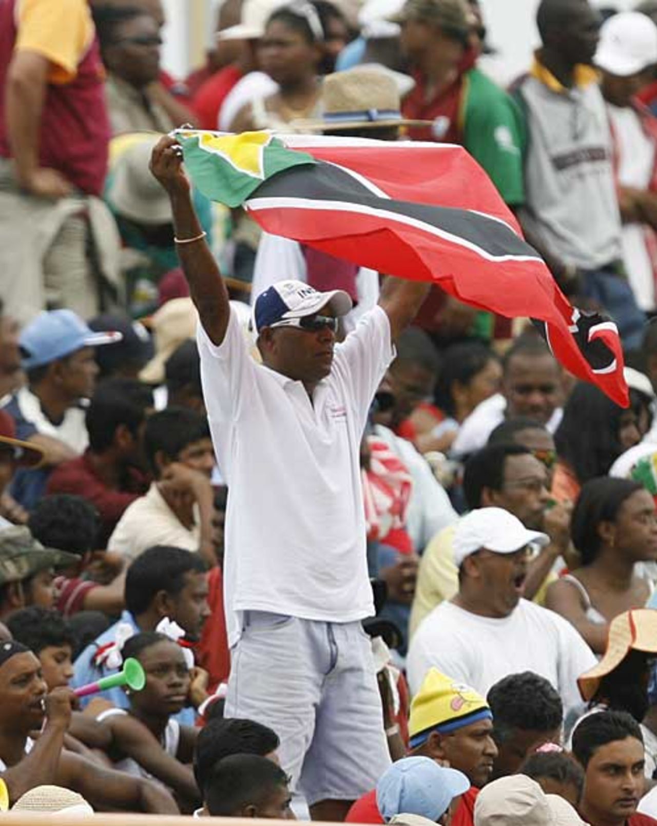 A rare full house didn't have much to shout about if they supported West Indies, West Indies v Sri Lanka, Super Eights, Guyana, April 1, 2007