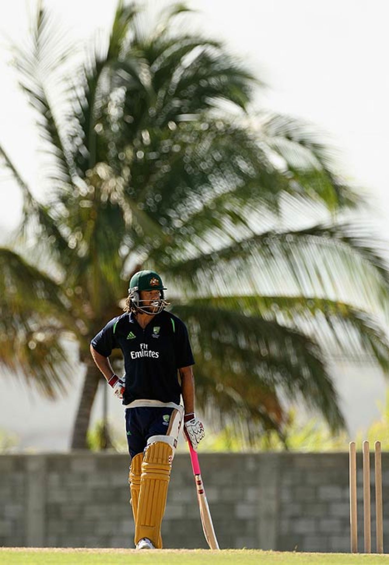 Andrew Symonds bats in the Caribbean sunshine, St Kitts, March 20, 2007
