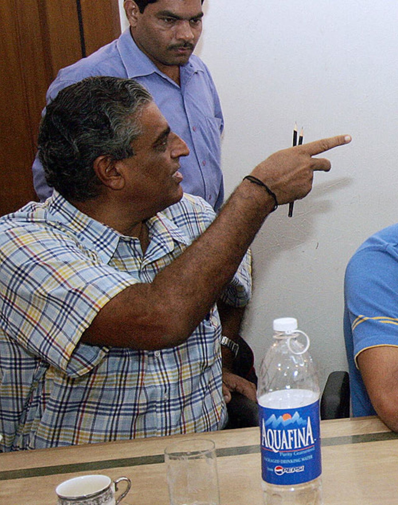 Sanjay Jagdale during an Indian selection meeting, Mumbai, July 26, 2006