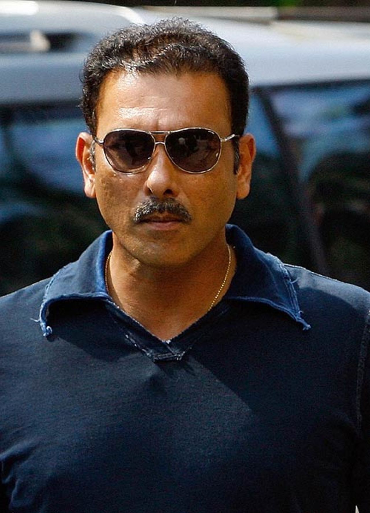 Ravi Shastri arrives for the BCCI meeting, Mumbai, April 6, 2007