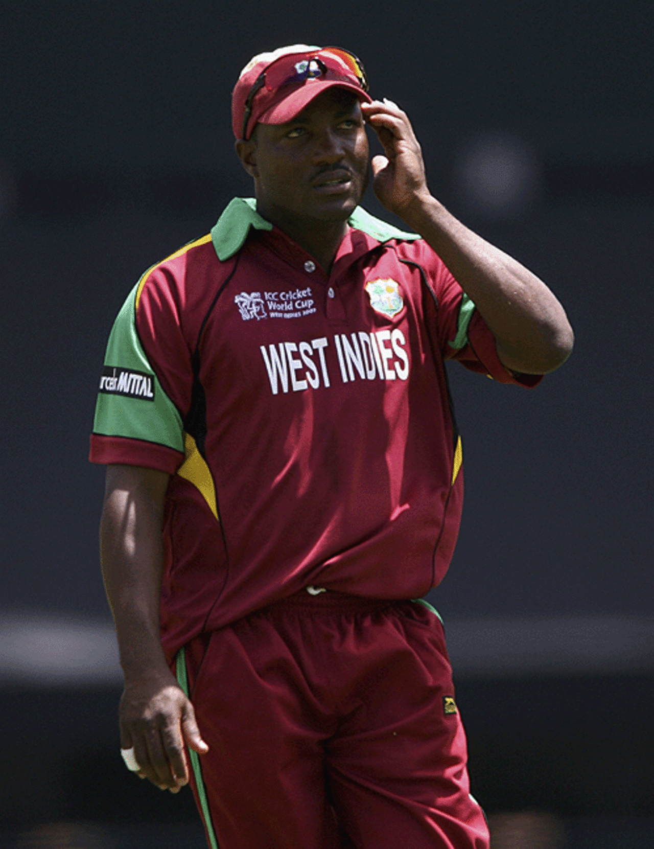 Brian Lara seems to have no answers to counter the South African attack, South Africa v West Indies, Super Eights, Grenada, April 10, 2007