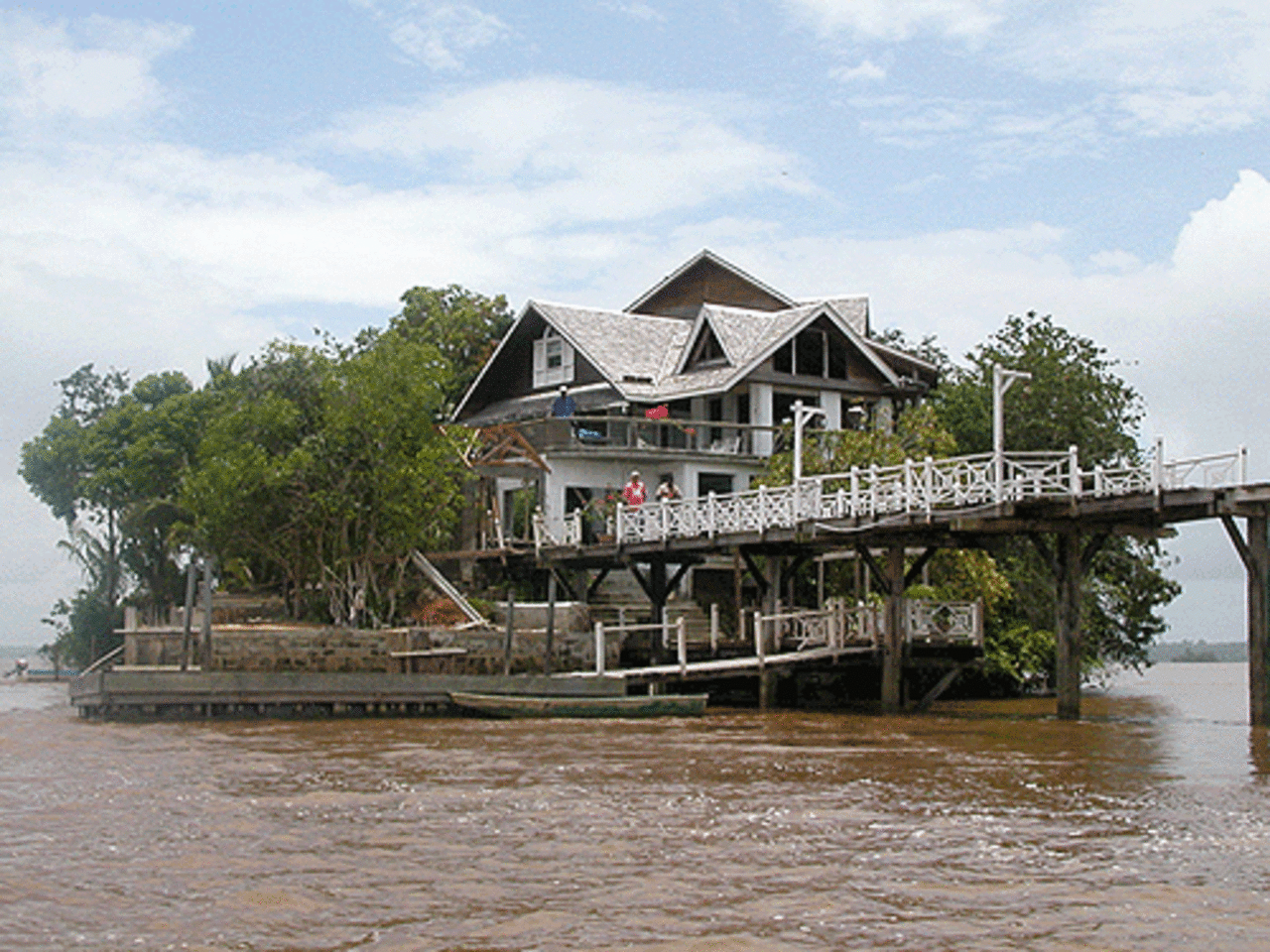 The house of Eddie Grant, a Guyanese-born musician, famous for his anti-apartheid classic Gimme Hope Jo'anna, Guyana, April 11, 2007