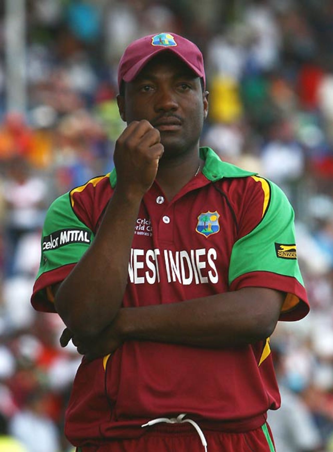 Brian Lara couldn't sign off his international career in style, England v West Indies, Super Eights, Barbados, April 21, 2007