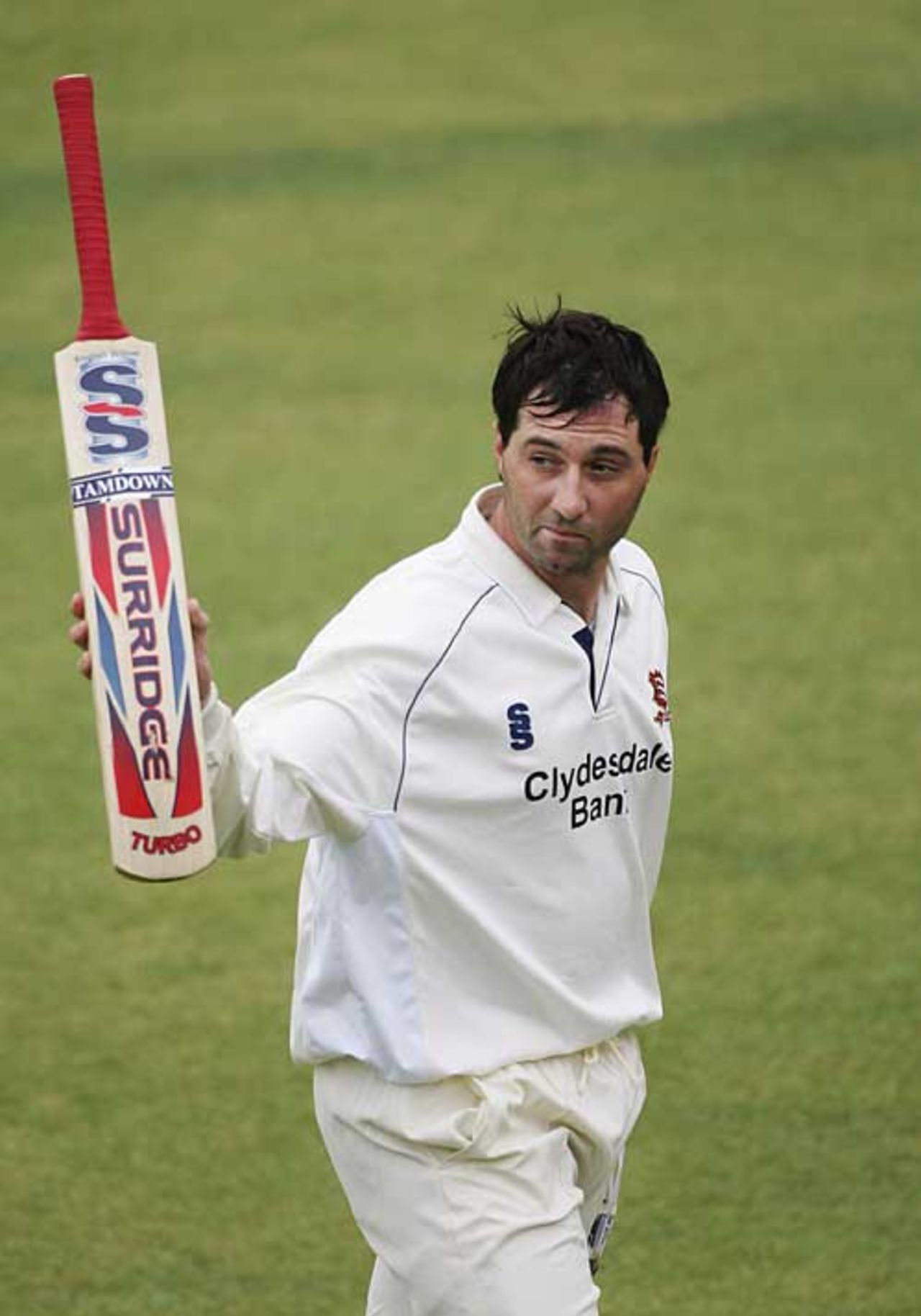 Ronnie Irani departs after his career-best 218, Essex v Glamorgan, County Championship, Division Two, Chelmsford, April 26, 2007