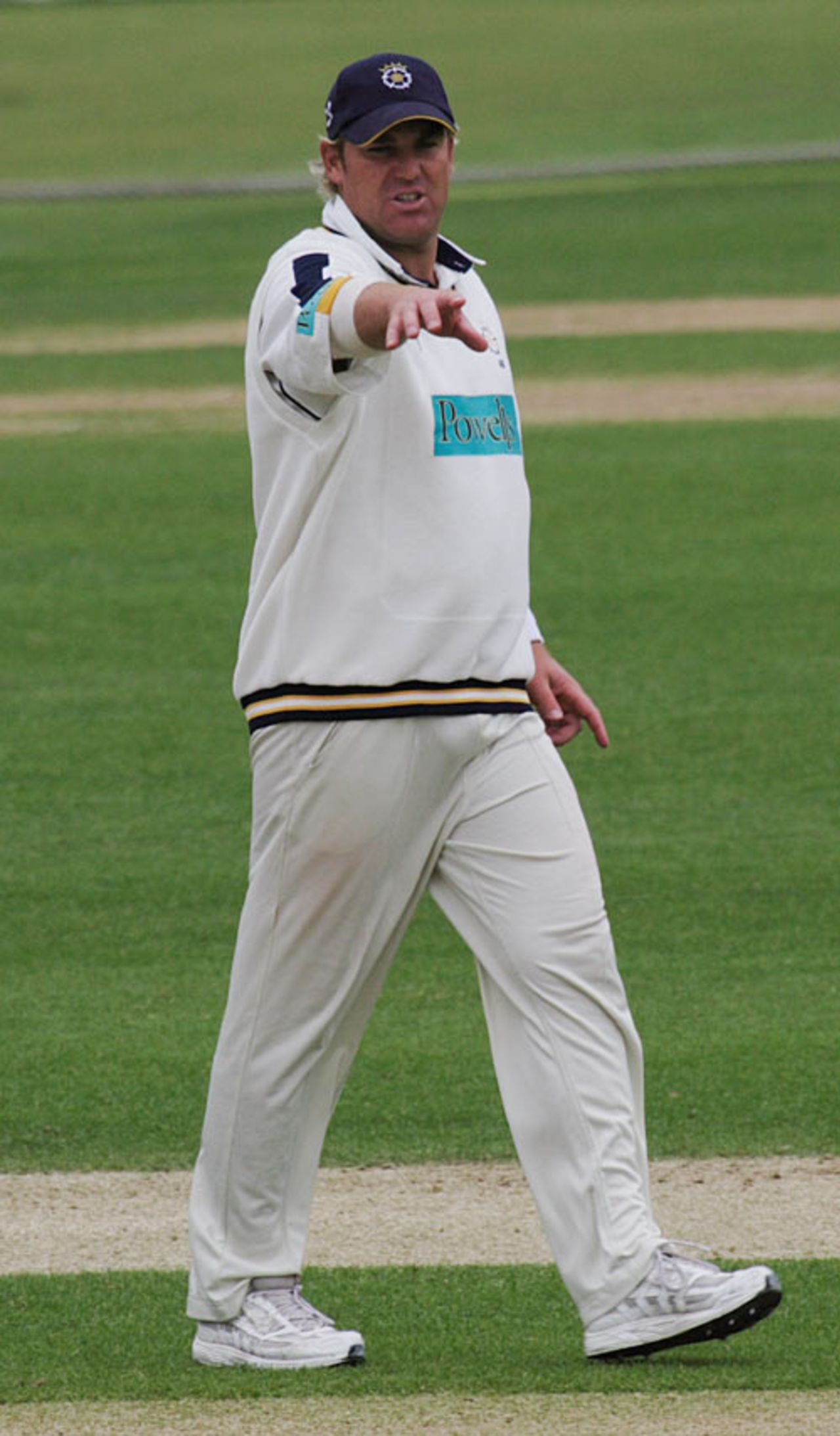 Shane Warne takes charge, Surrey v Hampshire, The Oval, April 26, 2007