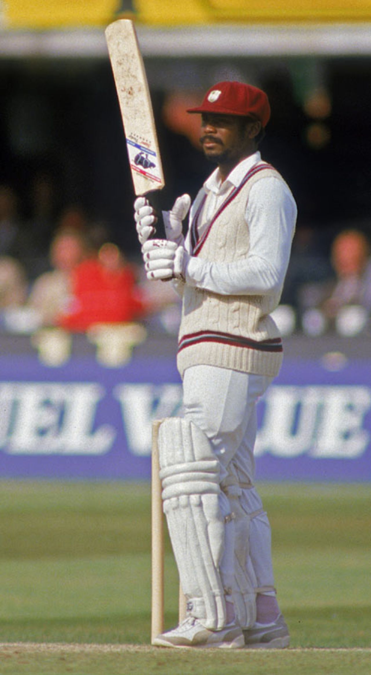 Gordon Greenidge takes a breather on his way to 214*, England v West Indies, Lord's, July 3, 1984