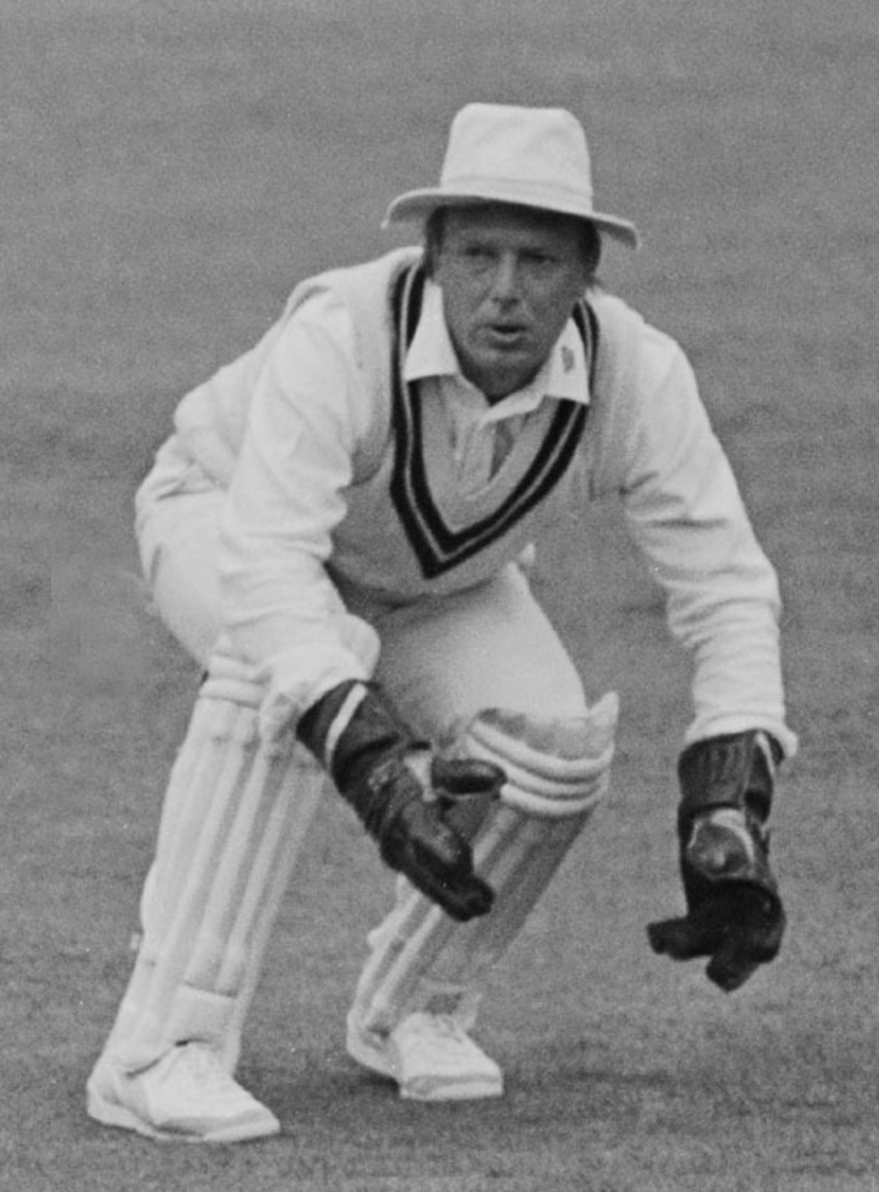 Paul Downton in action, Middlesex v Kent, Lord's, September 6, 1984