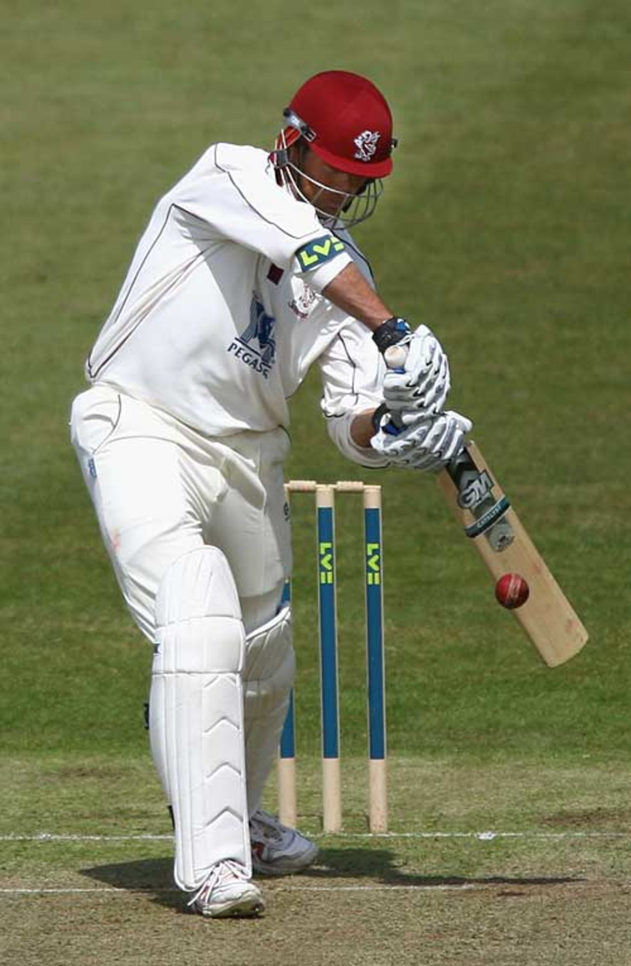 Marcus Trescothick shapes to drive as he continues his promising form, Northamptonshire v Somerset, County Championship, Division Two, Northampton, May 8, 2007
