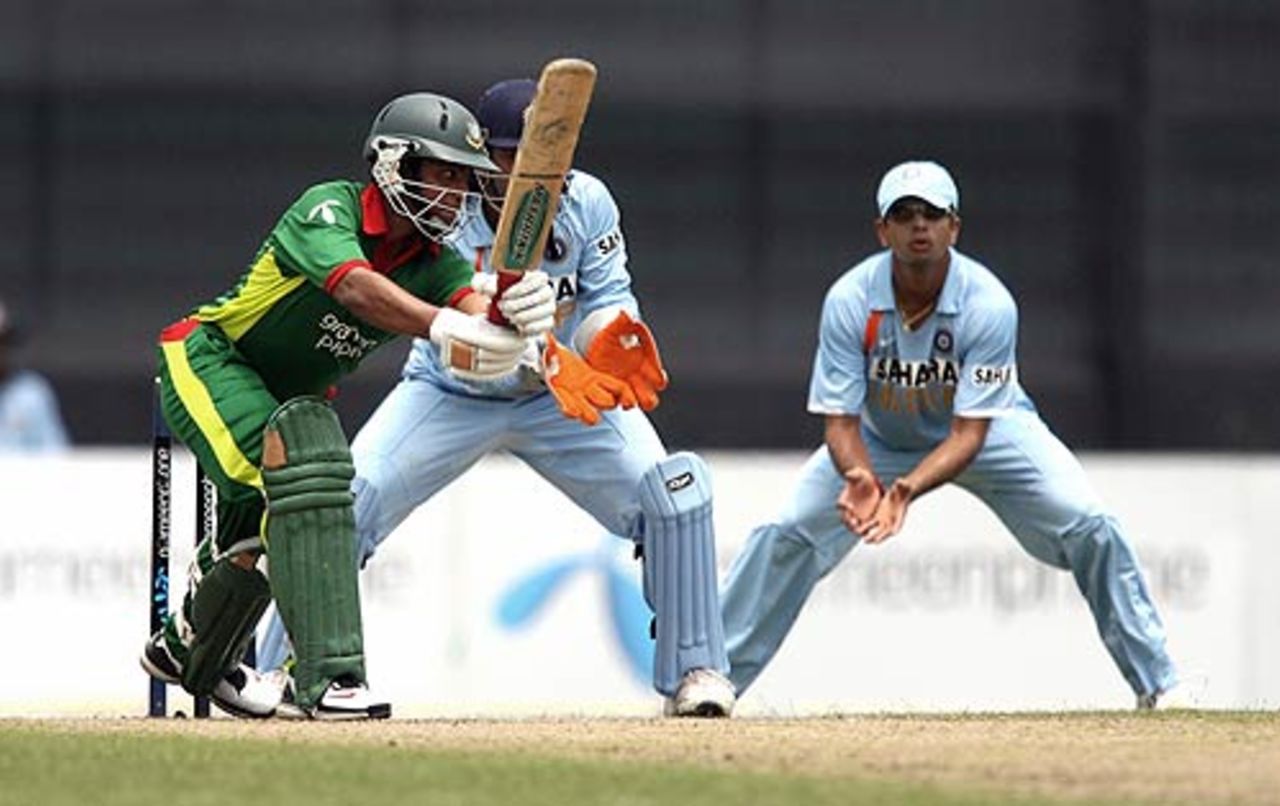 Tamim Iqbal took the attack to the Indians, Bangladesh v India, 1st ODI, Mirpur, May 10, 2007