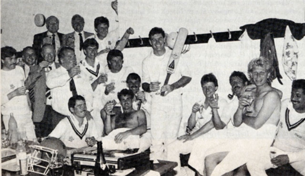 Worcestershire raise a glass to Graeme Hick after his epic 405*, Somerset v Worcestershire, May 6, 1988
