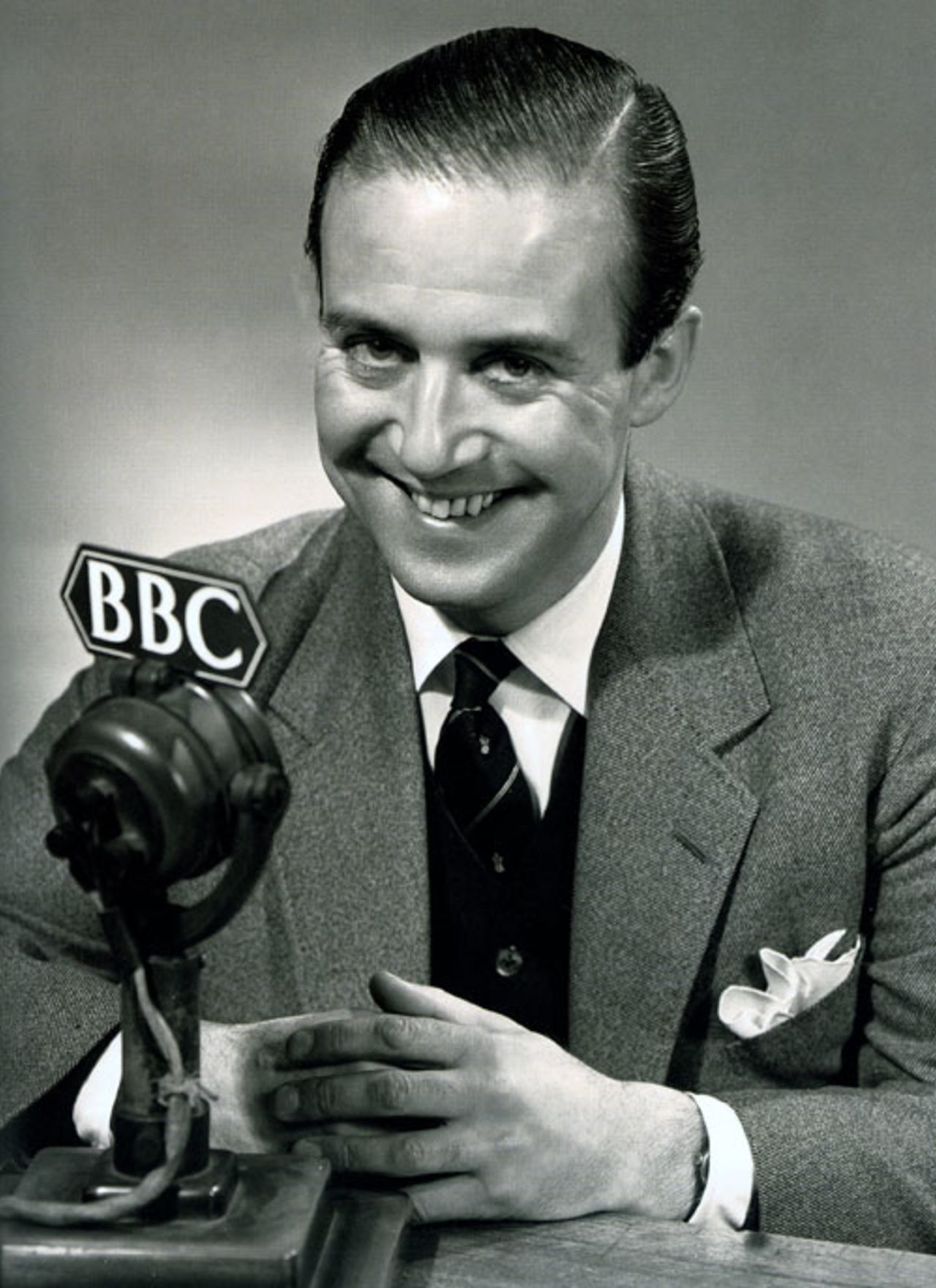 Peter West in a posed BBC publicity shot