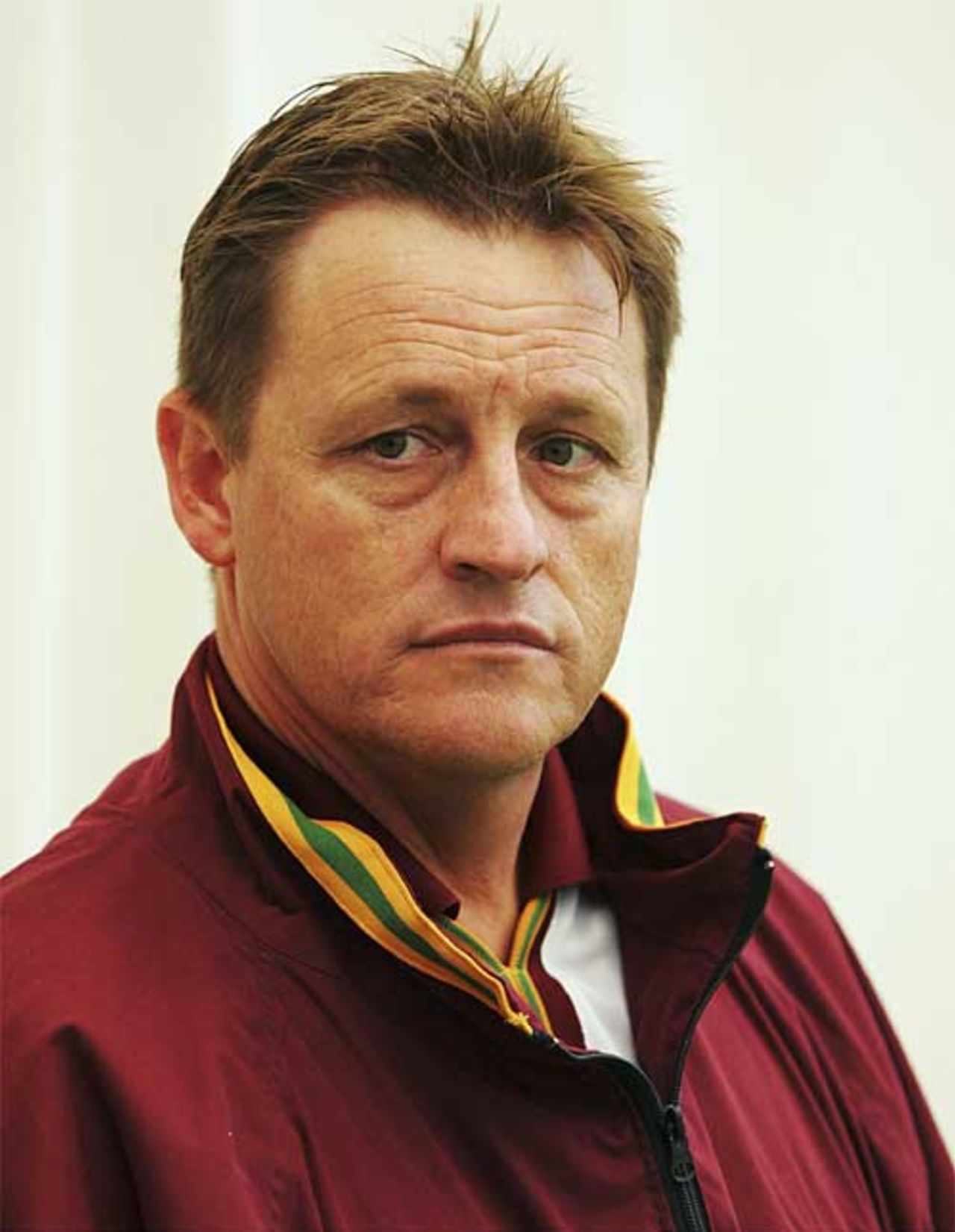 David Moore, West Indies' new coach, considers the series ahead, May 15, 2007