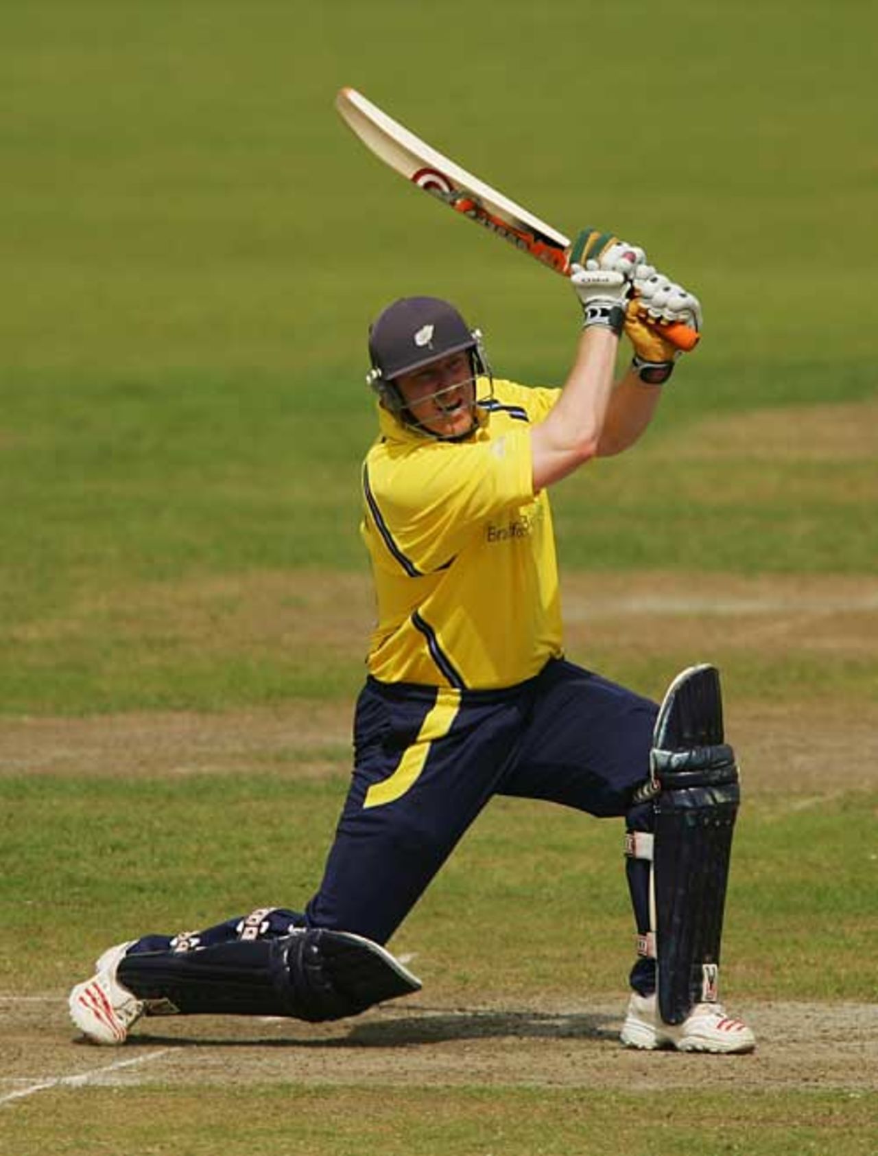 Anthony McGrath drives during his unbeaten 135, Friends Provident Trophy, Old Trafford, May 20, 2007