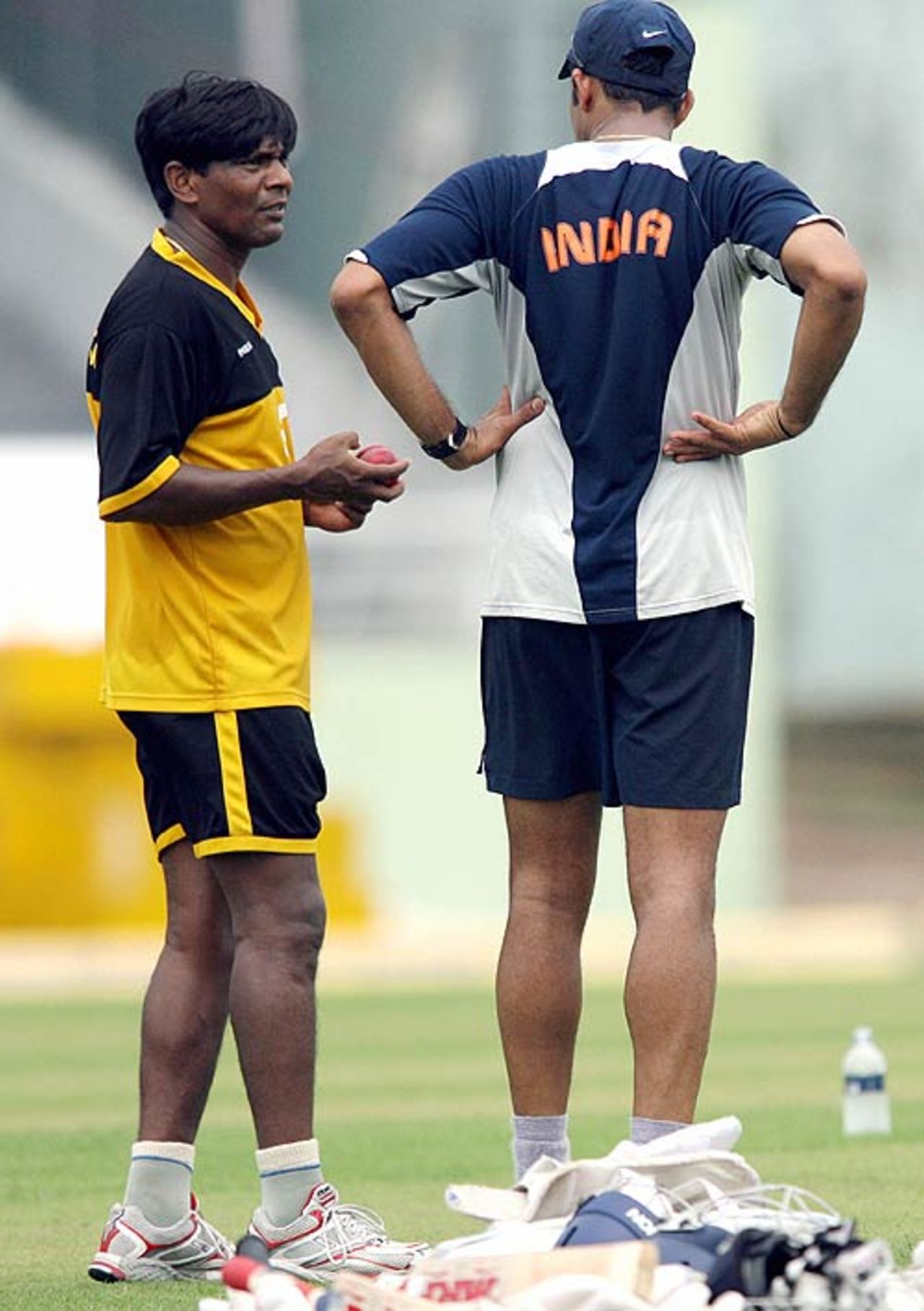 Mohammad Rafique and Anil Kumble talk about their craft, Dhaka, May 24, 2007