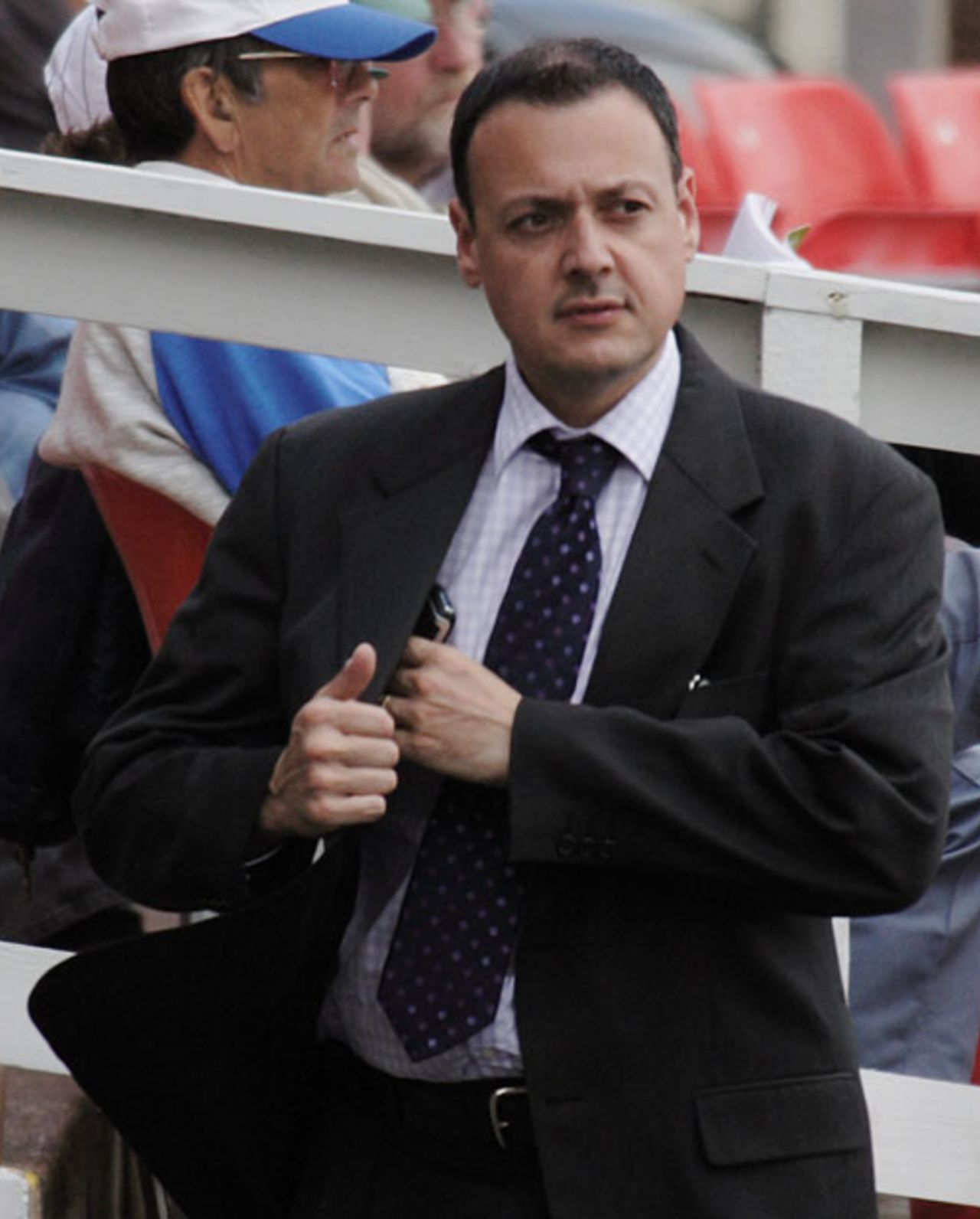 Warren Deutrom, the ICU chief executive, at the Intercontinental Cup final, Leicester, May 22, 2007