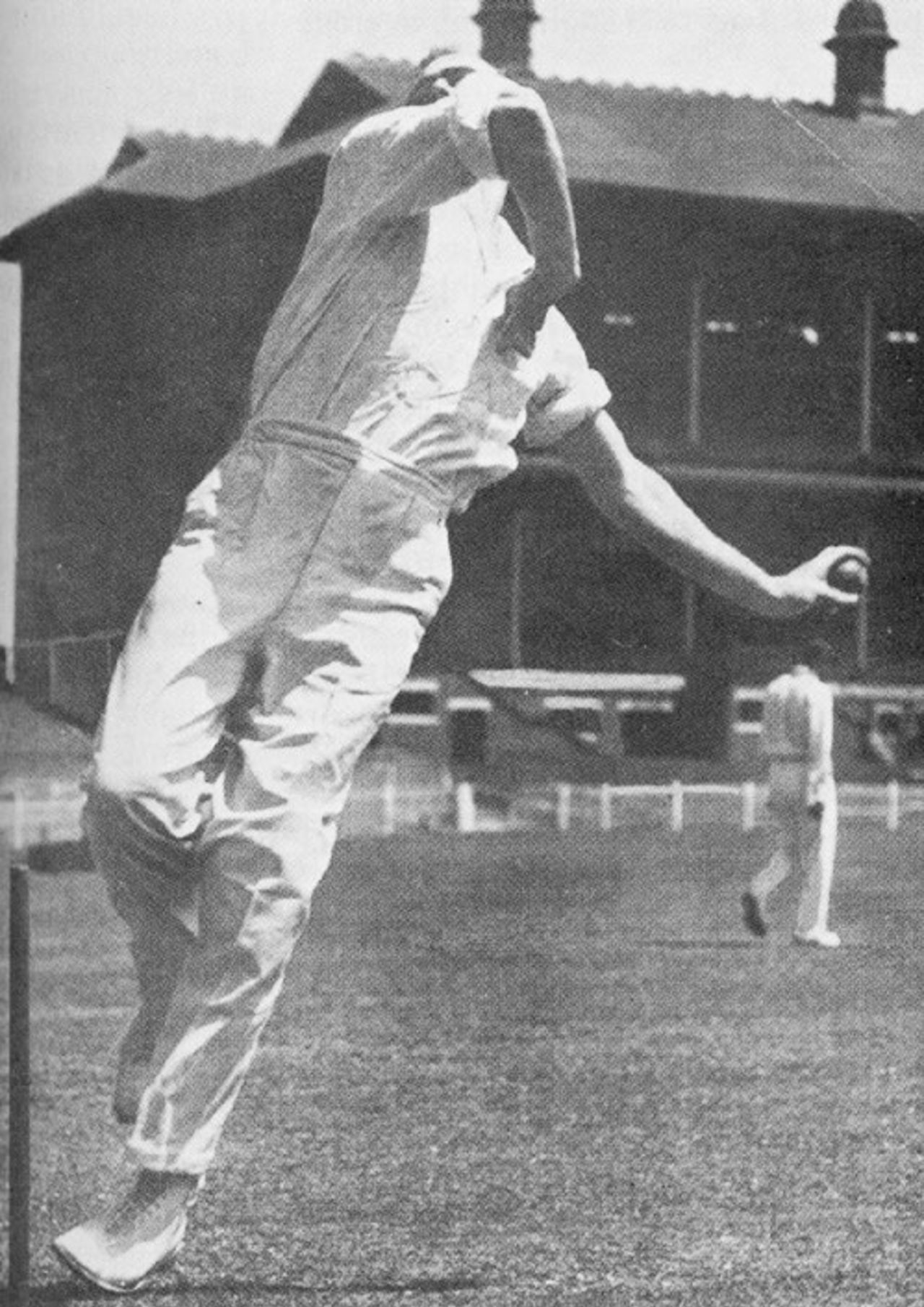 Bill Johnston preparing foe the 1948 tour of England