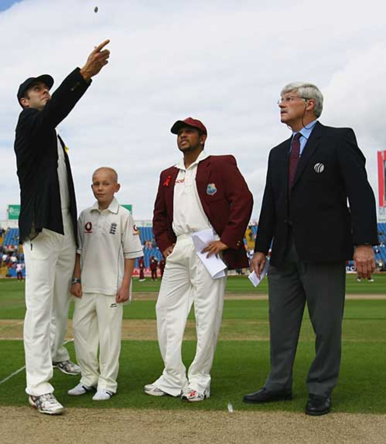 Michael Vaughan won the toss and England batted at Headingley, England v West Indies, 2nd Test, Headingley, May 25, 2007