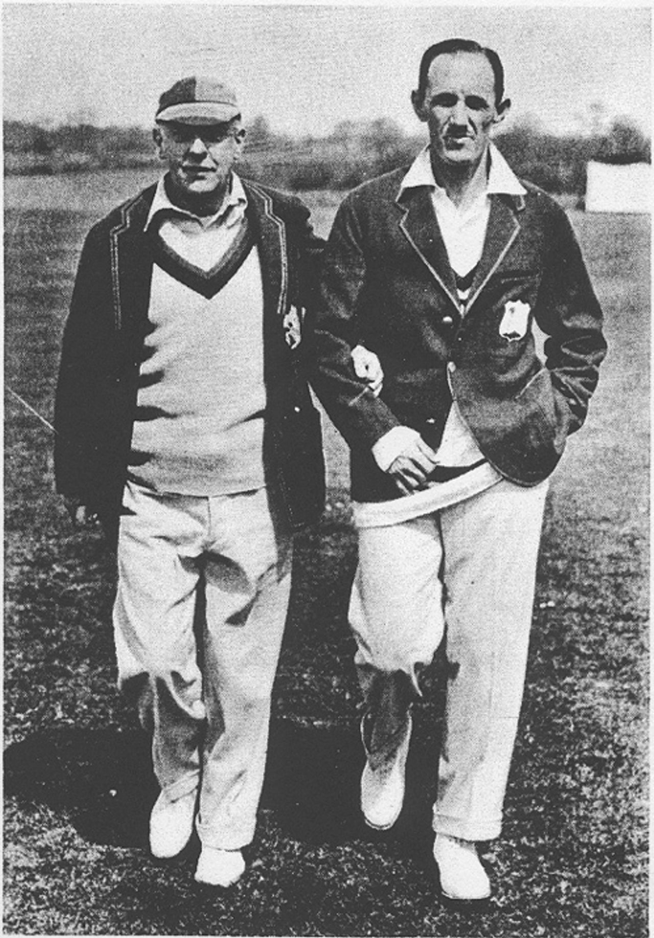 HDG Leveson-Gower and Karl Nunes, 1928