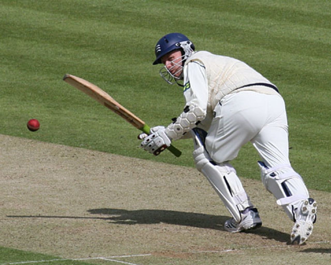 David Nash works a leg-side single, Middlesex v Somerset, Lord's, May 31, 2007