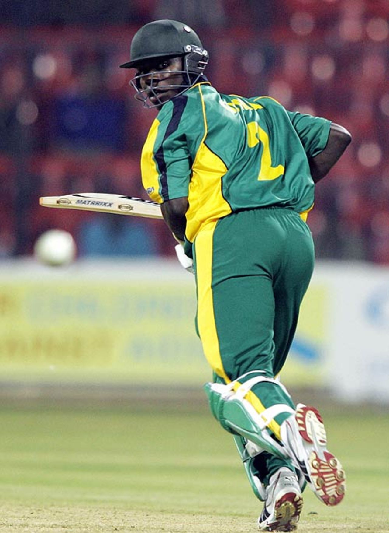 Maurice Ouma flicks one away to the fine-leg fence, Asia XI v Africa XI, Twenty20, Bangalore, June 5, 2007