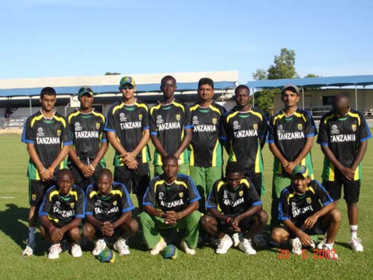 Tanzania team pose for a photo in Darwin