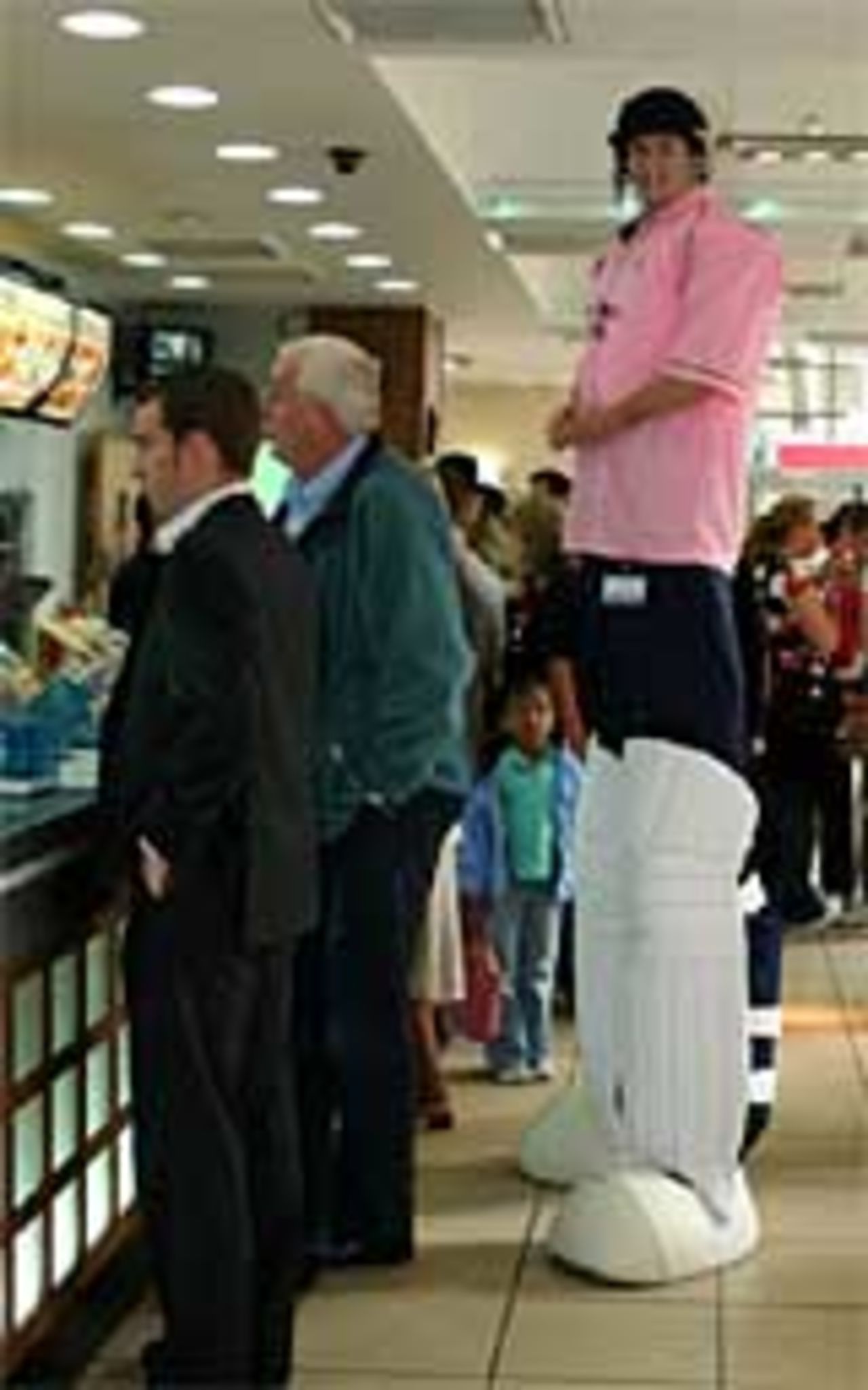 Big Mac: giants raise awareness for Breakthrough Breast Cancer, London, June 7, 2008