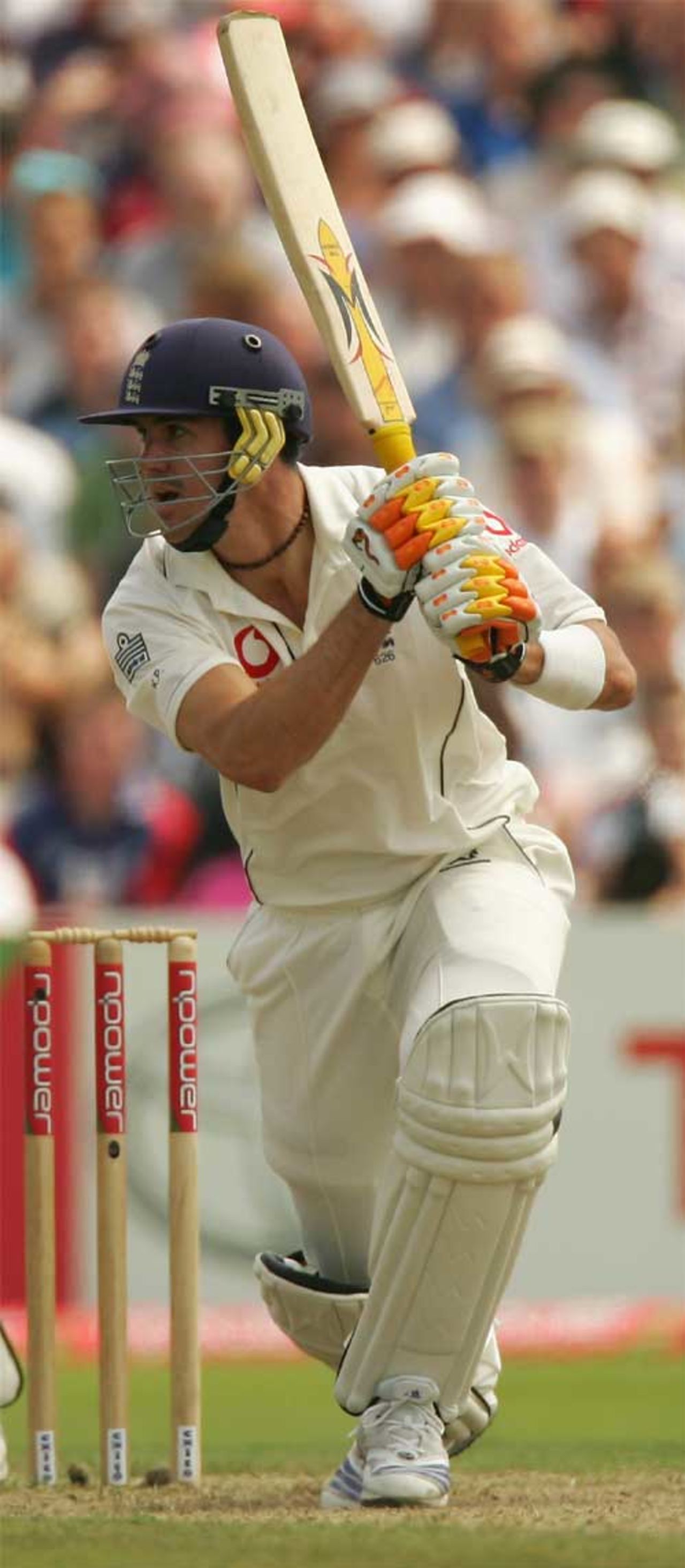 Kevin Pietersen helped increase England's lead on the third morning, England v West Indies, 3rd Test, Old Trafford, June 9, 2007