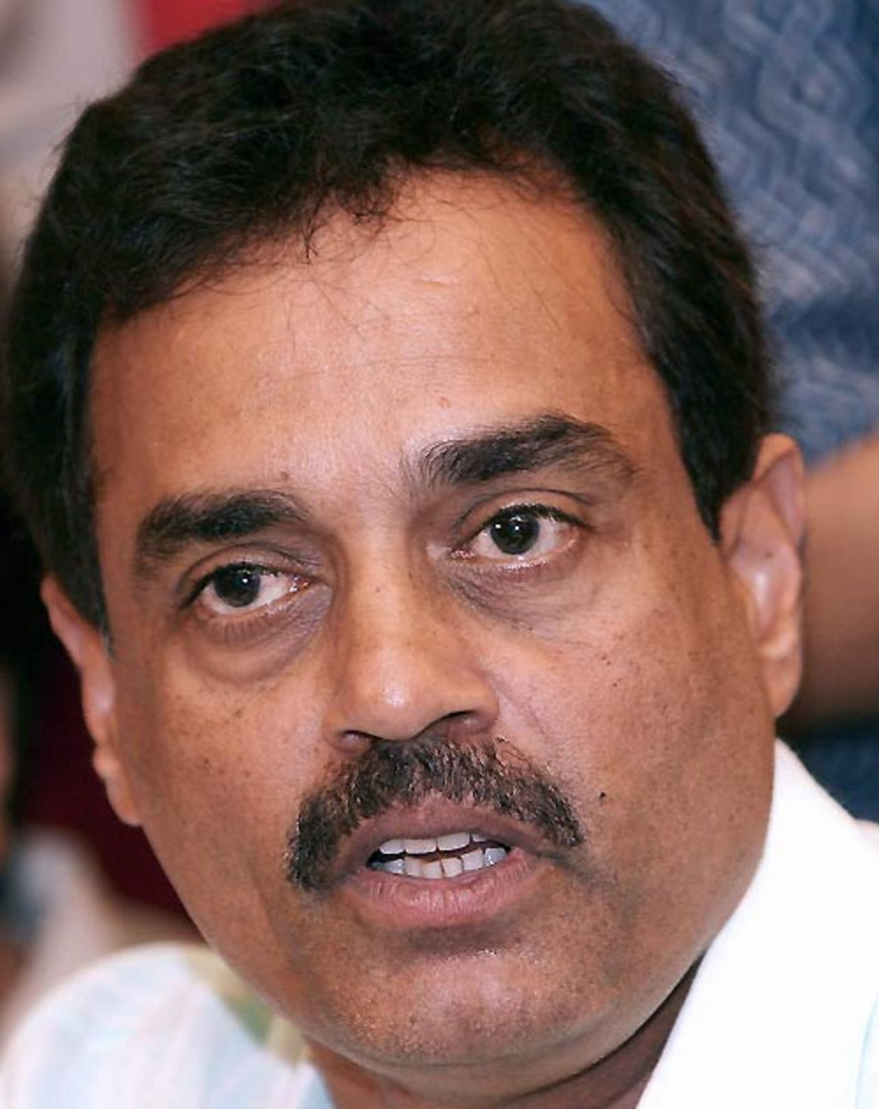Dilip Vengsarkar faces the media after the announcement of the Indian squads for Ireland and England, New Delhi, June 12, 2007
