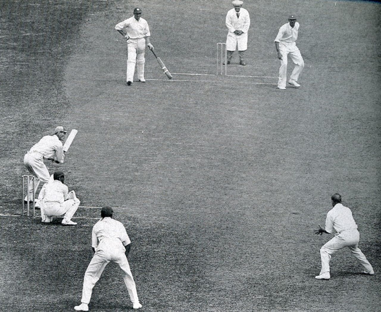 Douglas Jardine cuts CK Nayudu on his way to a top score of 79, England v India, Lord's, June 25, 1932
