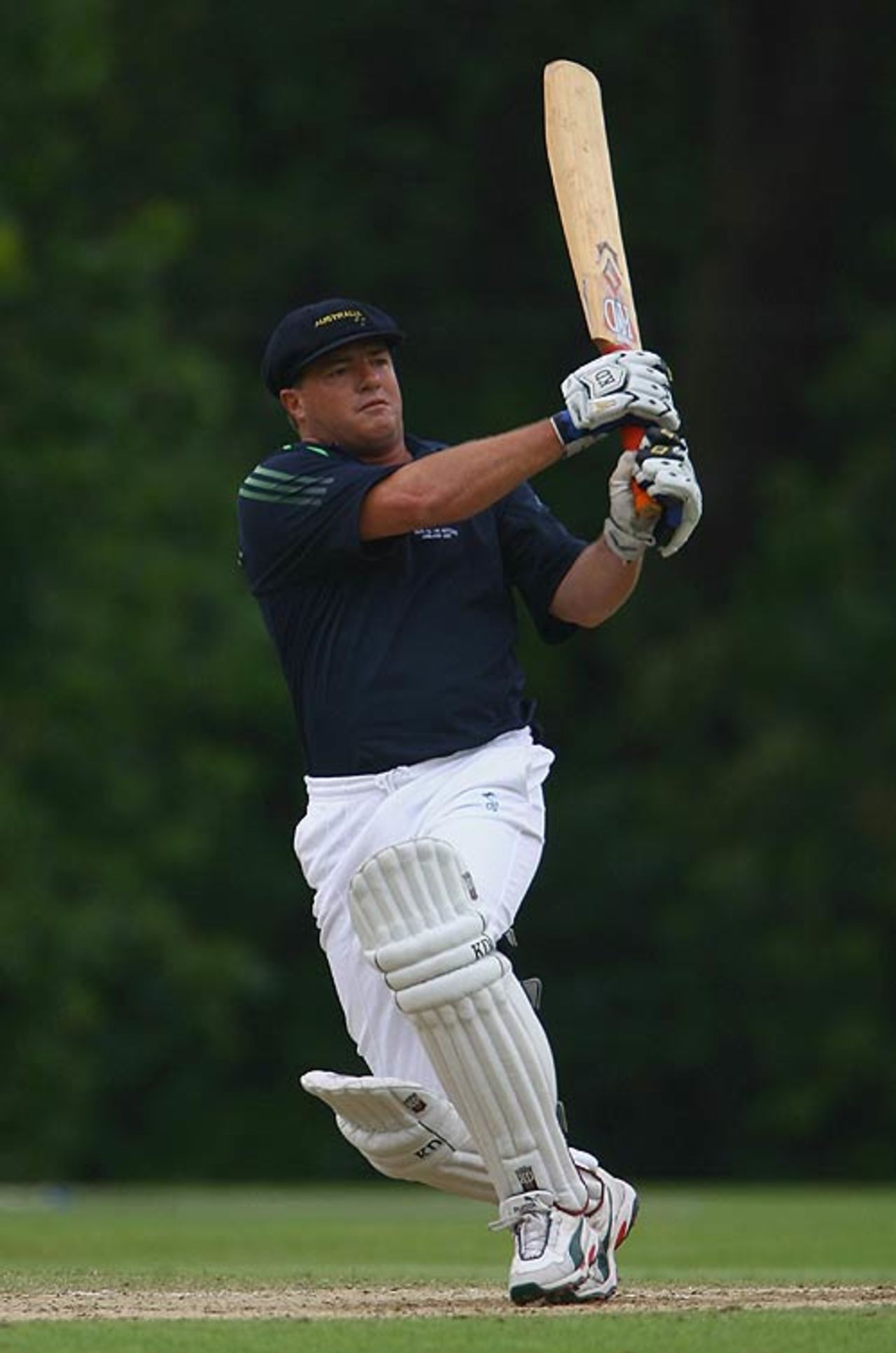 Australia's Rex Breed pulls during the final of the ECB tri-nations tournament for cricketers with learning difficulties, Australia v South Africa, Arundel, England, June 15, 2007