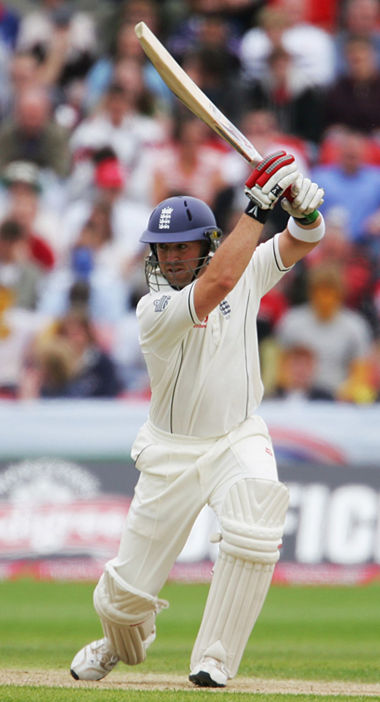 Matt Prior drives through the covers, England v West Indies, 4th Test, Chester-le-Street, June 18, 2007