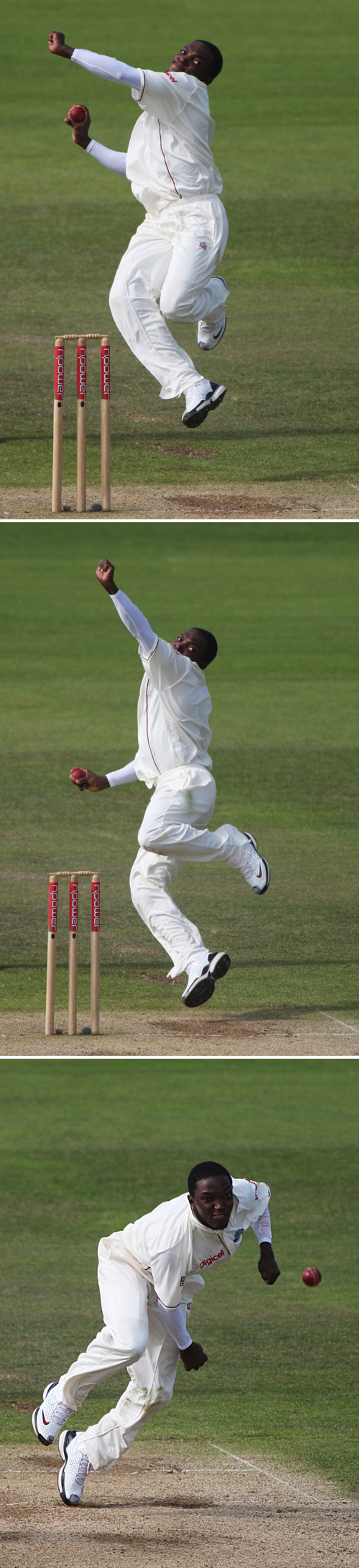 A bowling study of Fidel Edwards, England v West Indies, 4th Test, Chester-le-Street, June 18, 2007